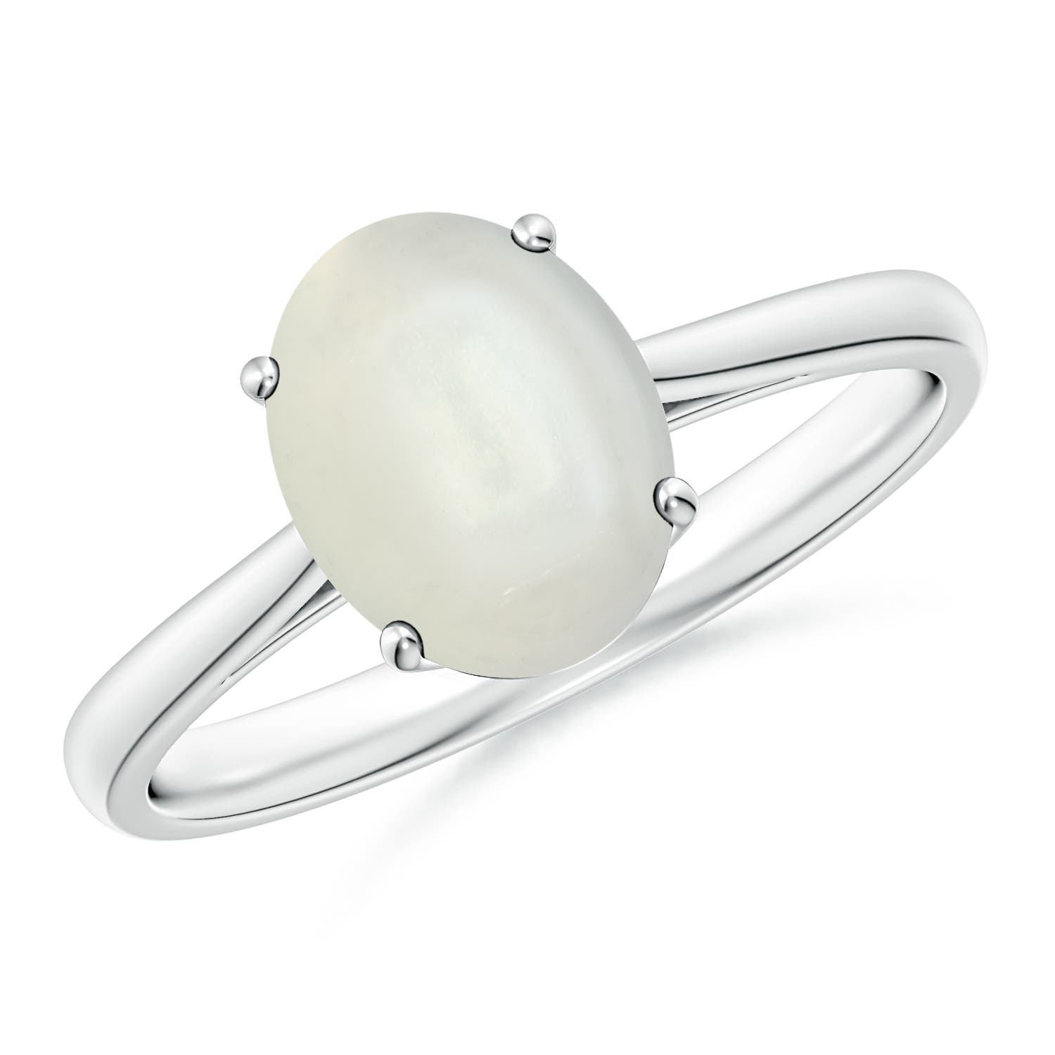 AAAA - Moonstone / 1.7 CT / 14 KT White Gold