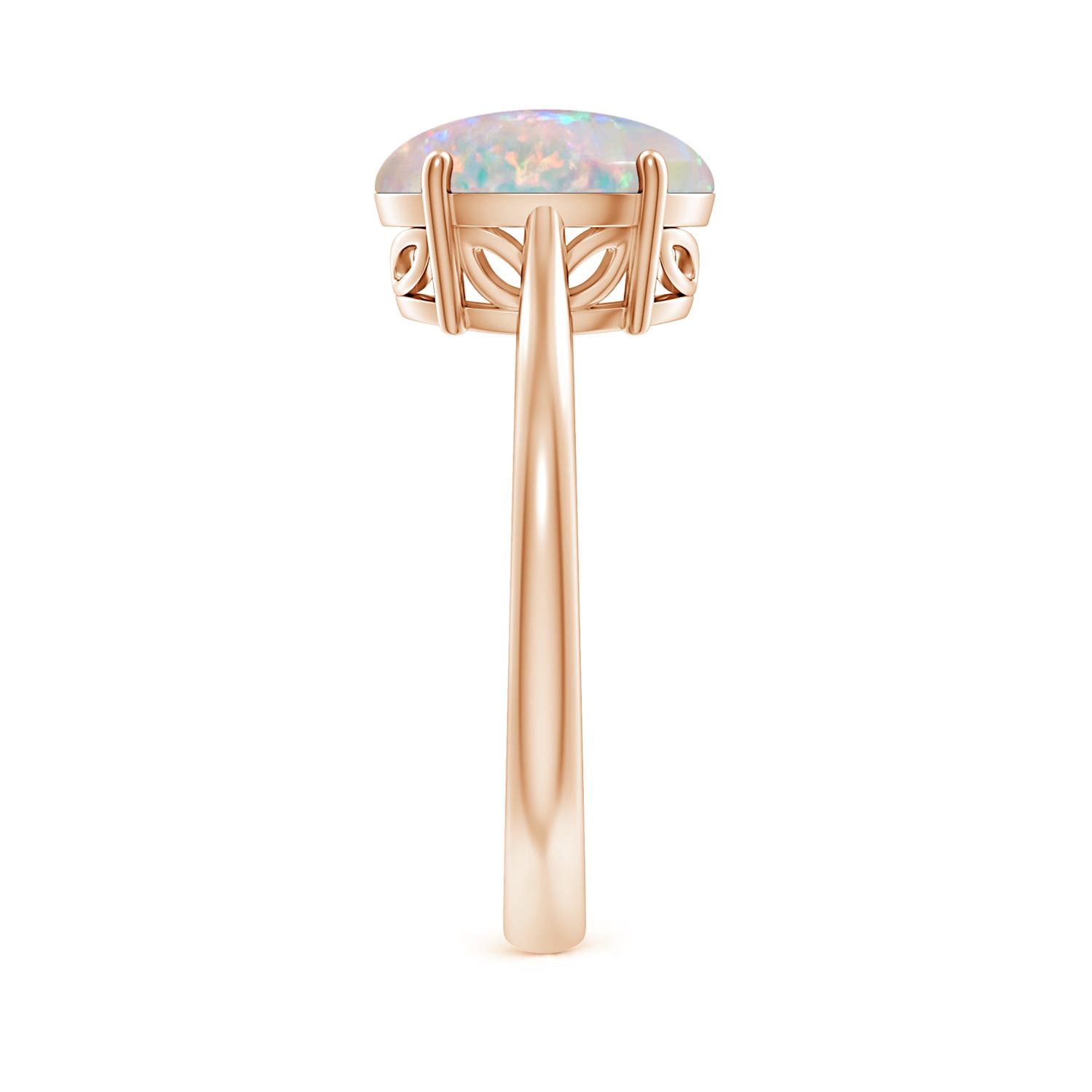 AAAA - Opal / 1.45 CT / 14 KT Rose Gold