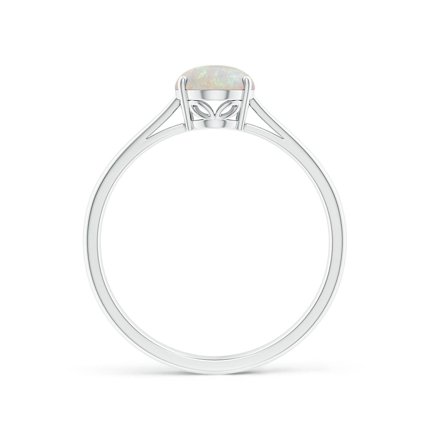 AA - Opal / 0.8 CT / 14 KT White Gold