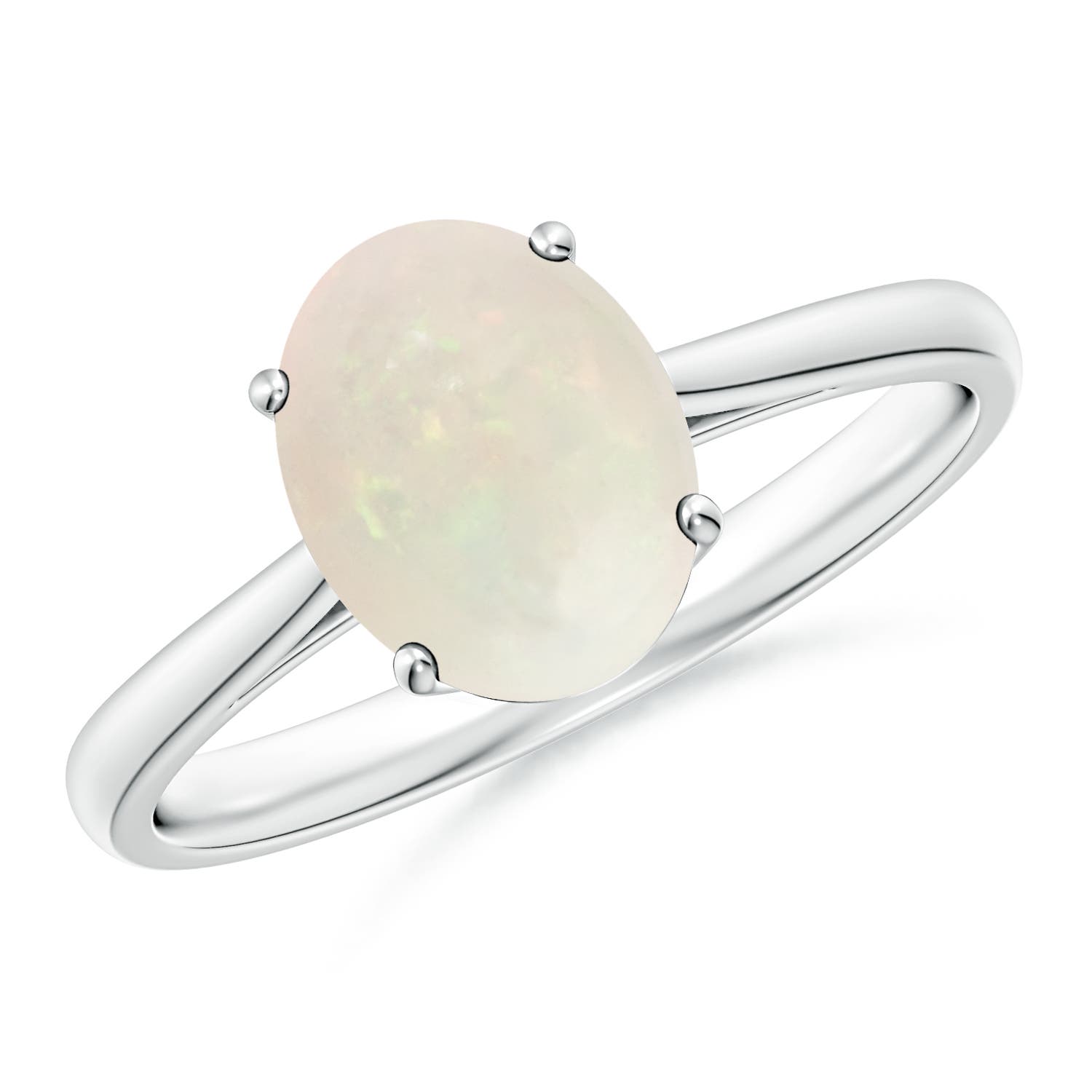 A - Opal / 1.1 CT / 14 KT White Gold