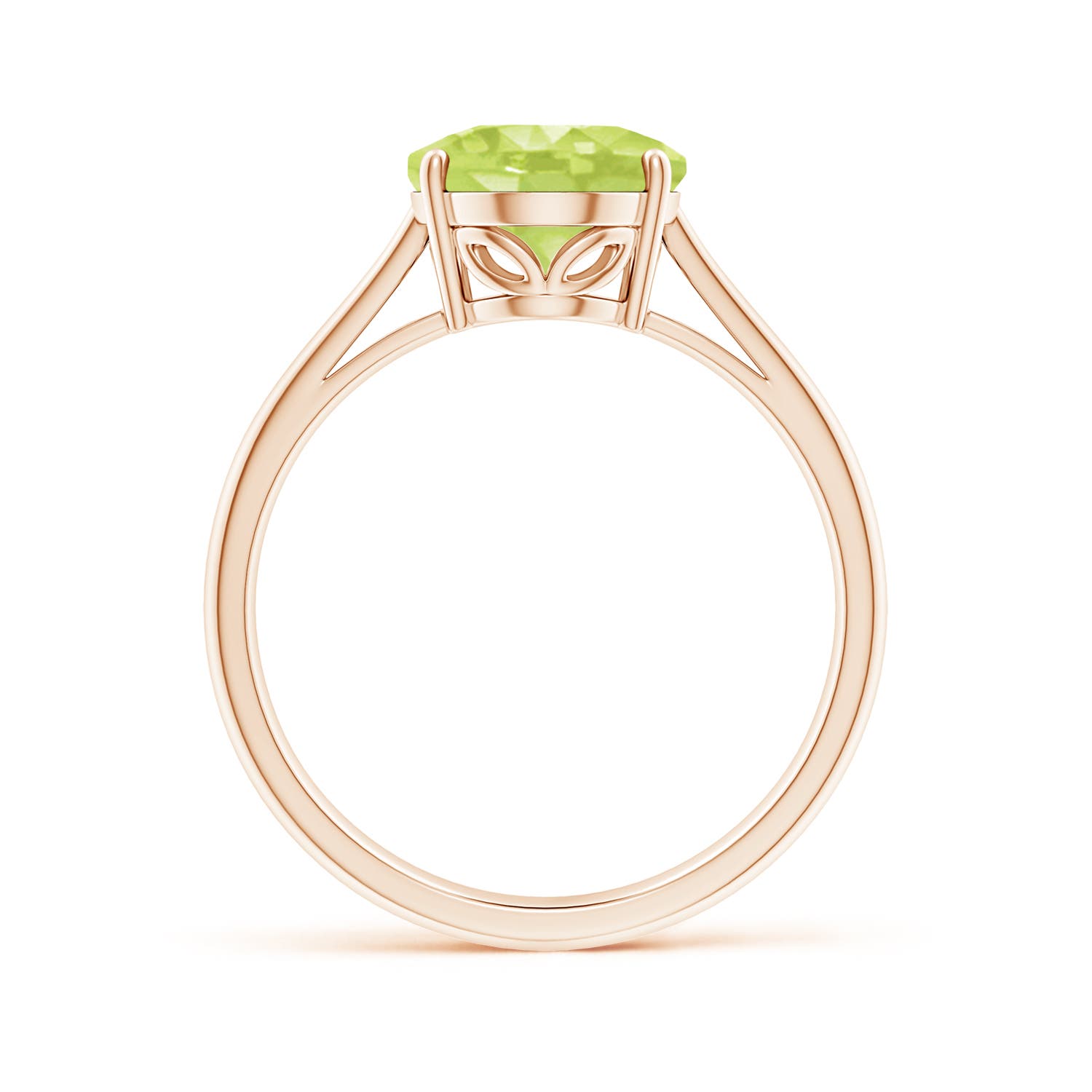 A - Peridot / 2.6 CT / 14 KT Rose Gold