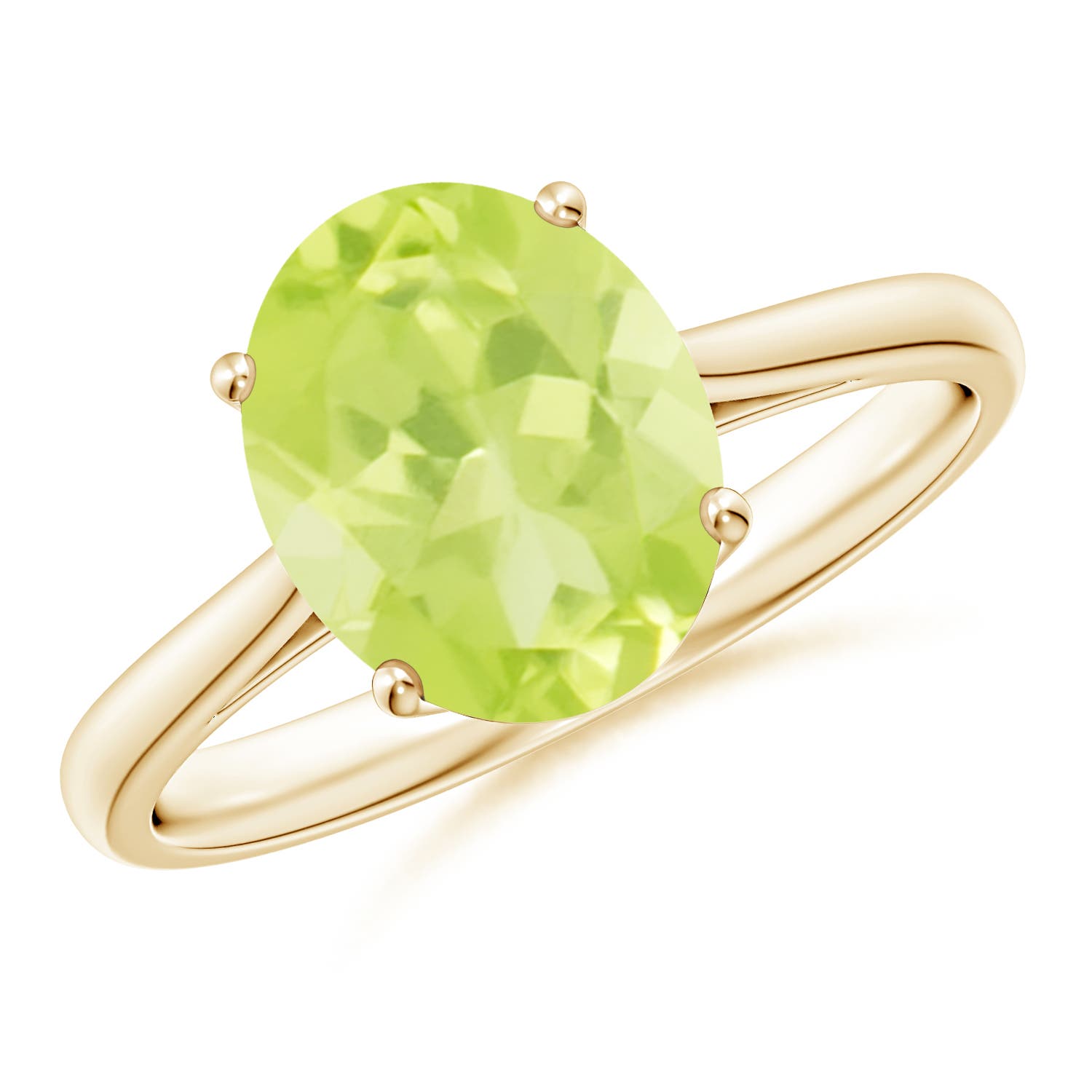 A - Peridot / 2.6 CT / 14 KT Yellow Gold