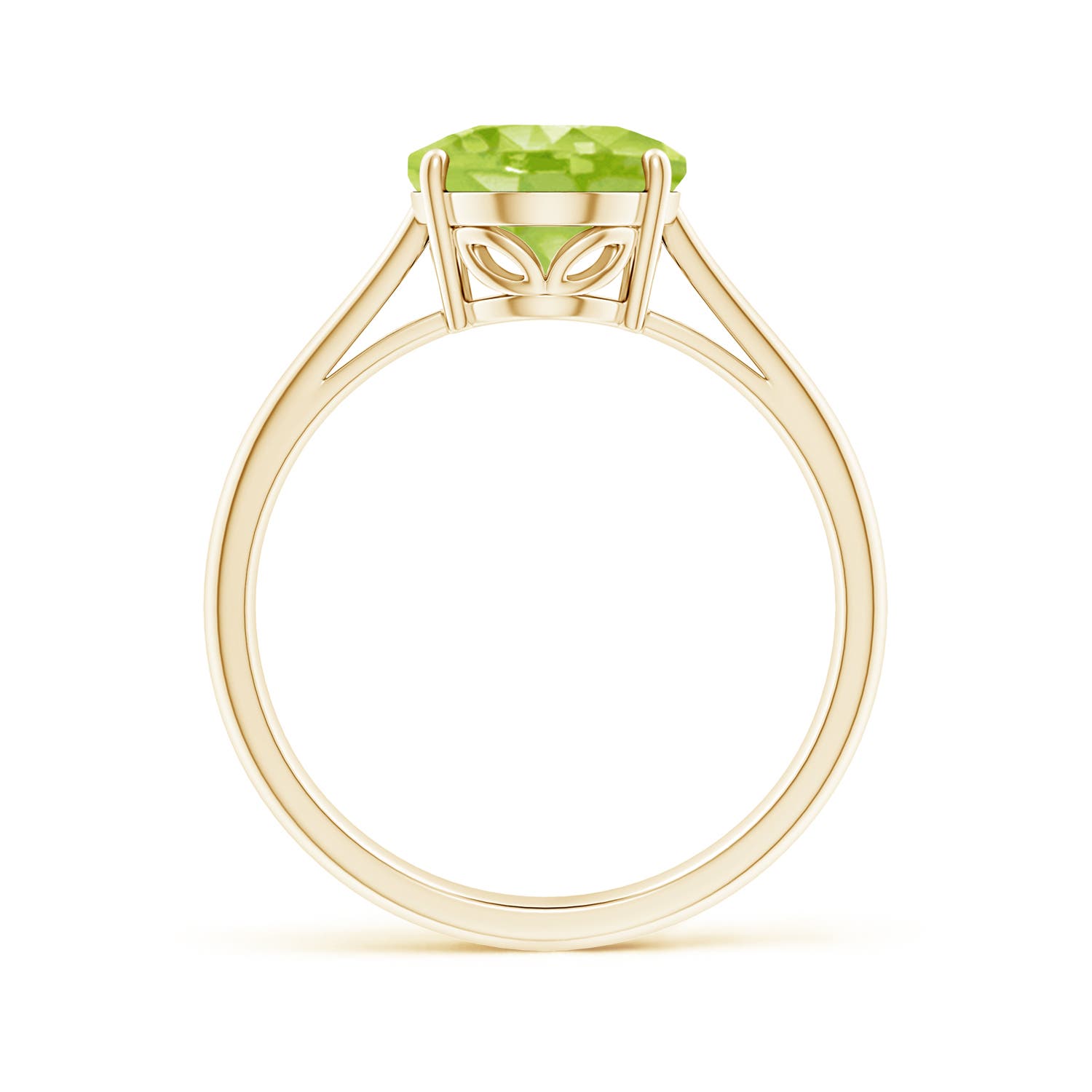 AA - Peridot / 2.6 CT / 14 KT Yellow Gold