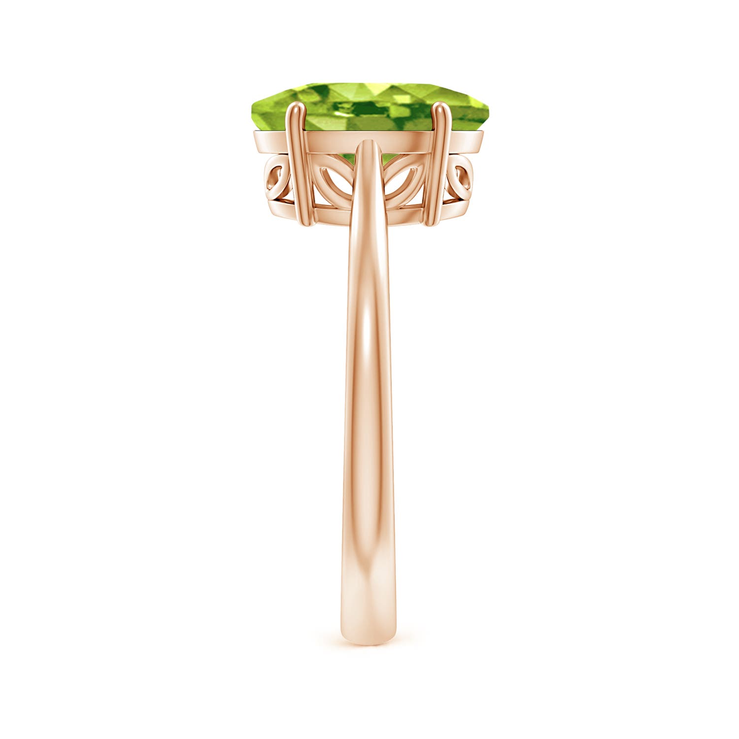 AAA - Peridot / 2.6 CT / 14 KT Rose Gold