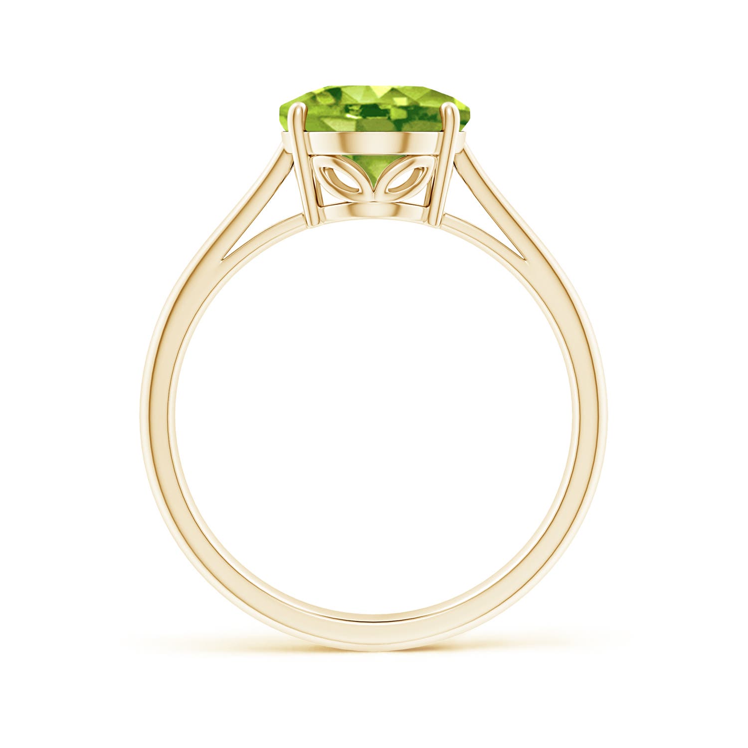 AAA - Peridot / 2.6 CT / 14 KT Yellow Gold