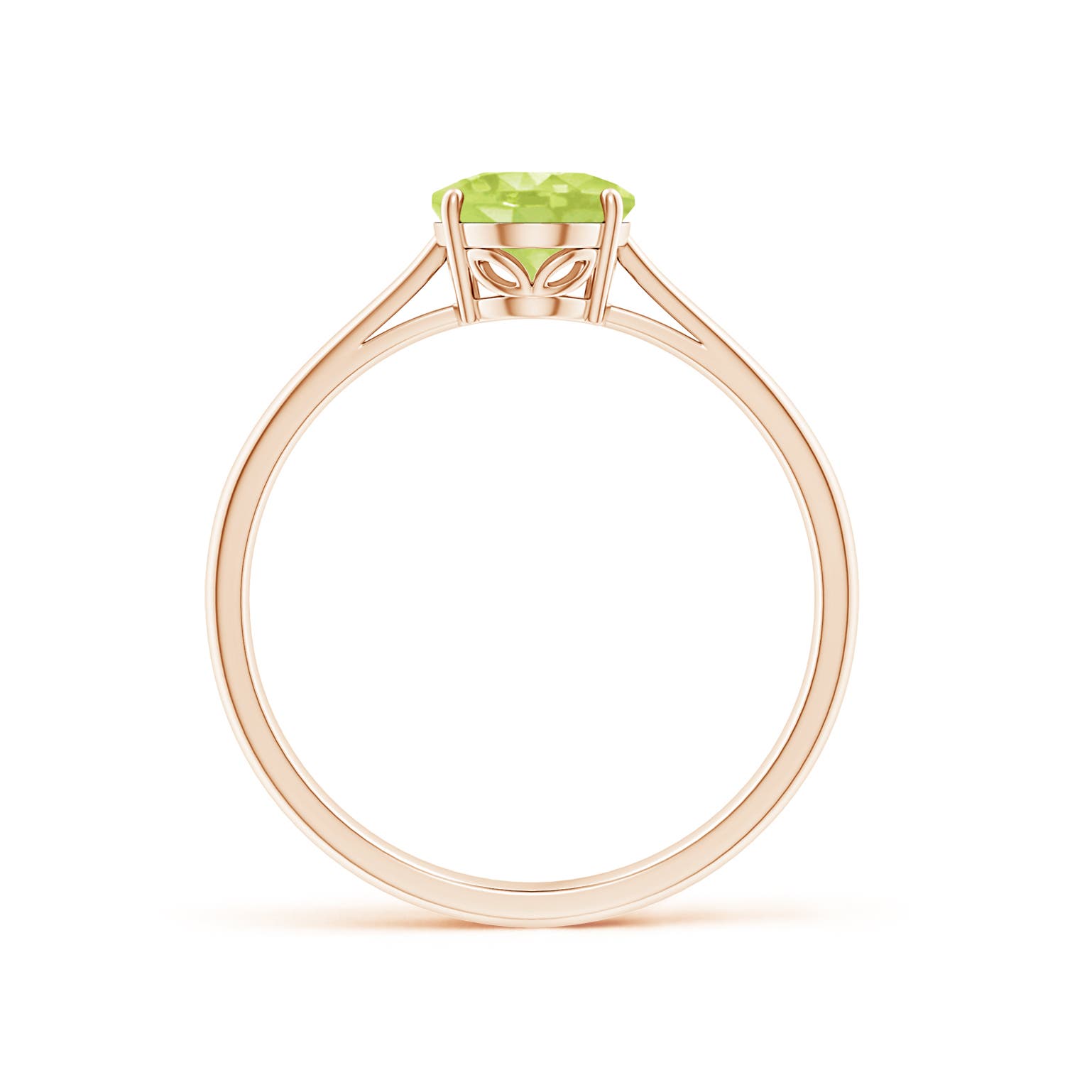 A - Peridot / 1.35 CT / 14 KT Rose Gold