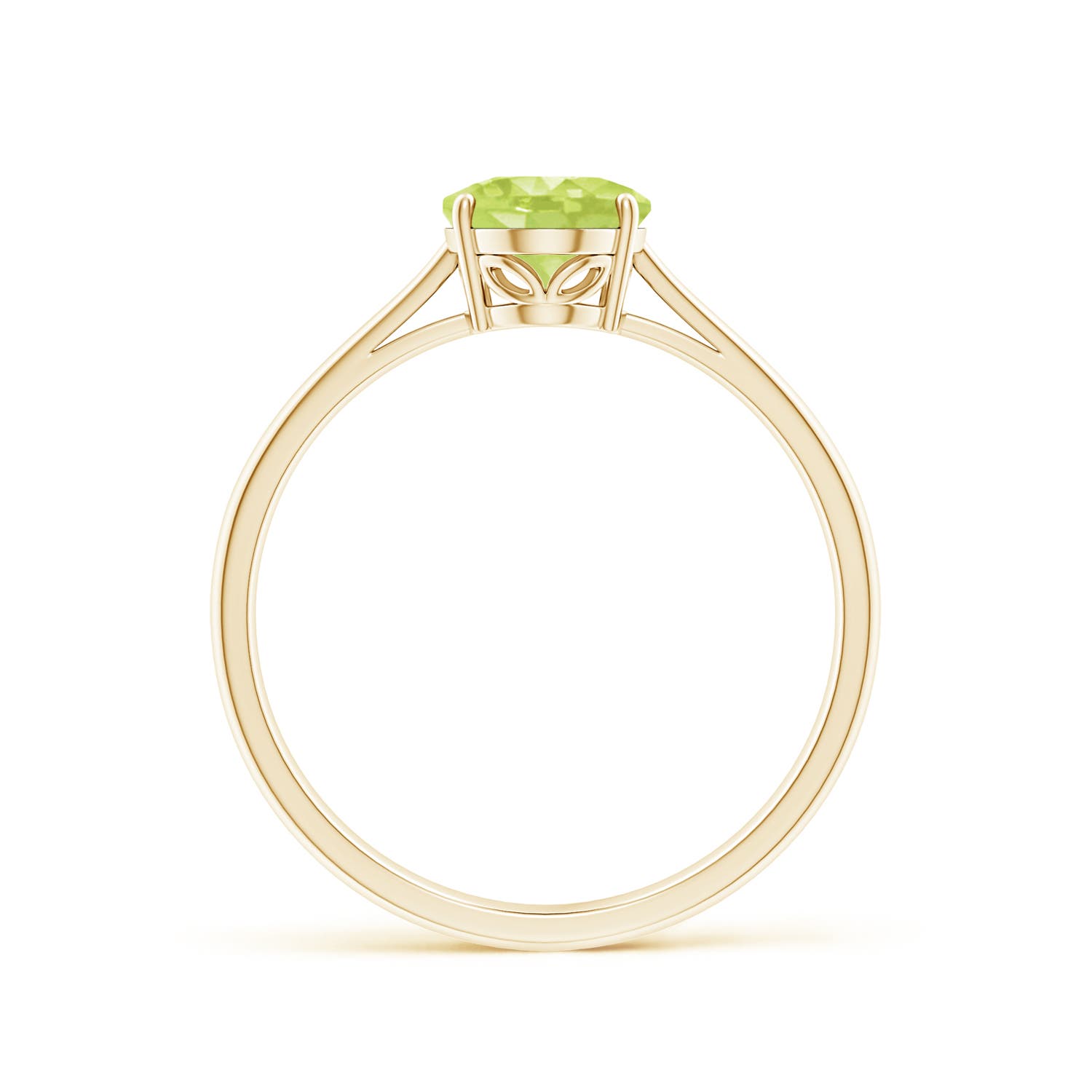 A - Peridot / 1.35 CT / 14 KT Yellow Gold