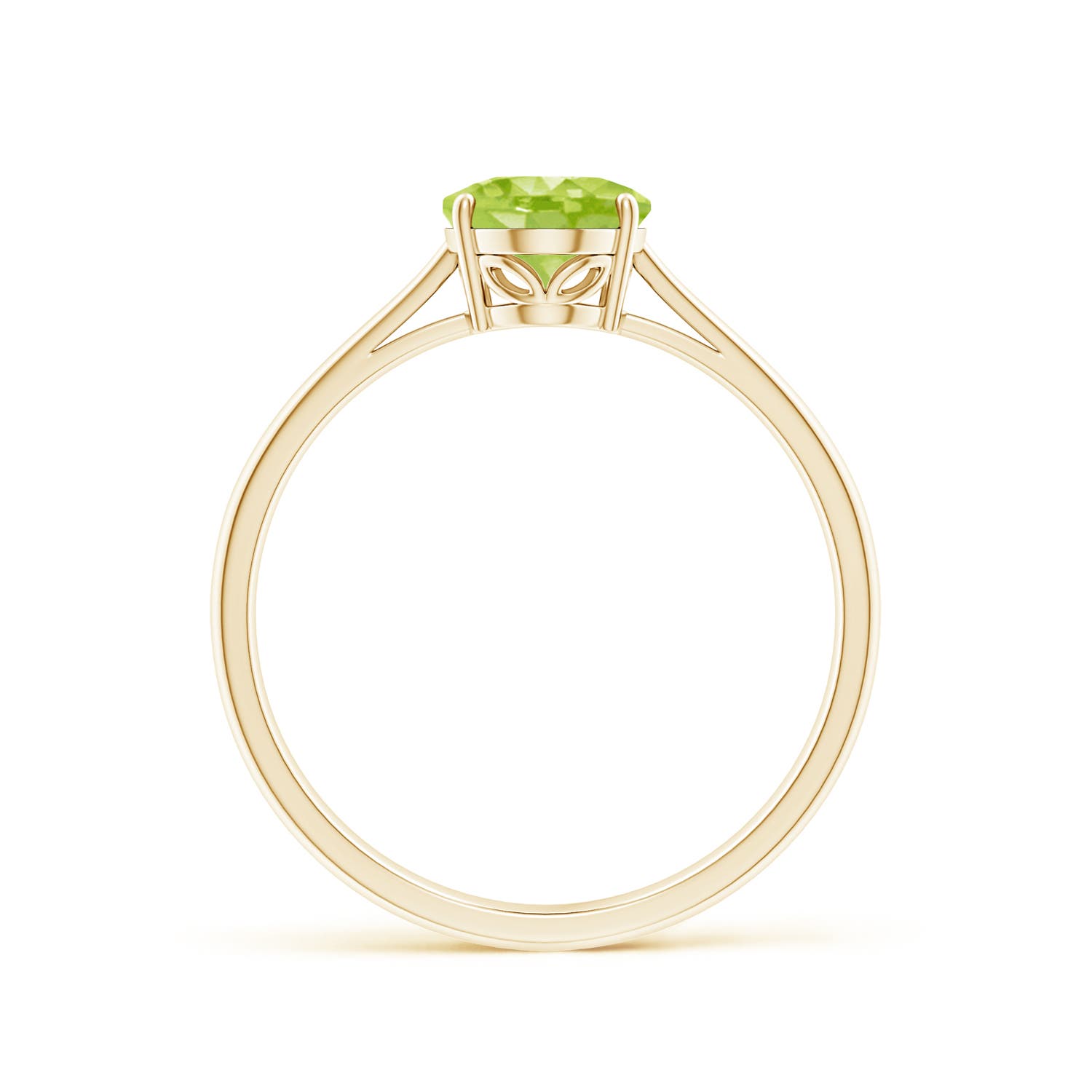 AA - Peridot / 1.35 CT / 14 KT Yellow Gold