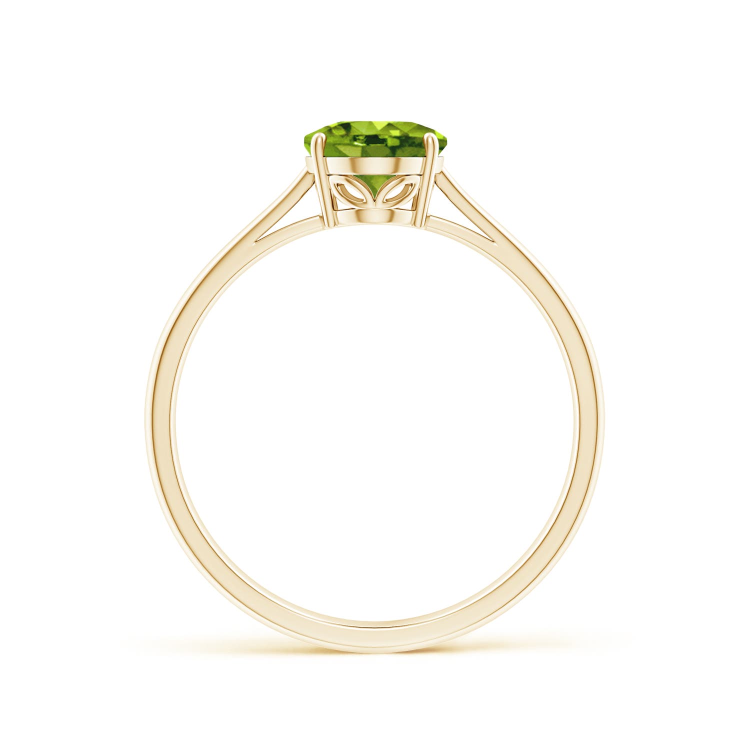 AAAA - Peridot / 1.35 CT / 14 KT Yellow Gold