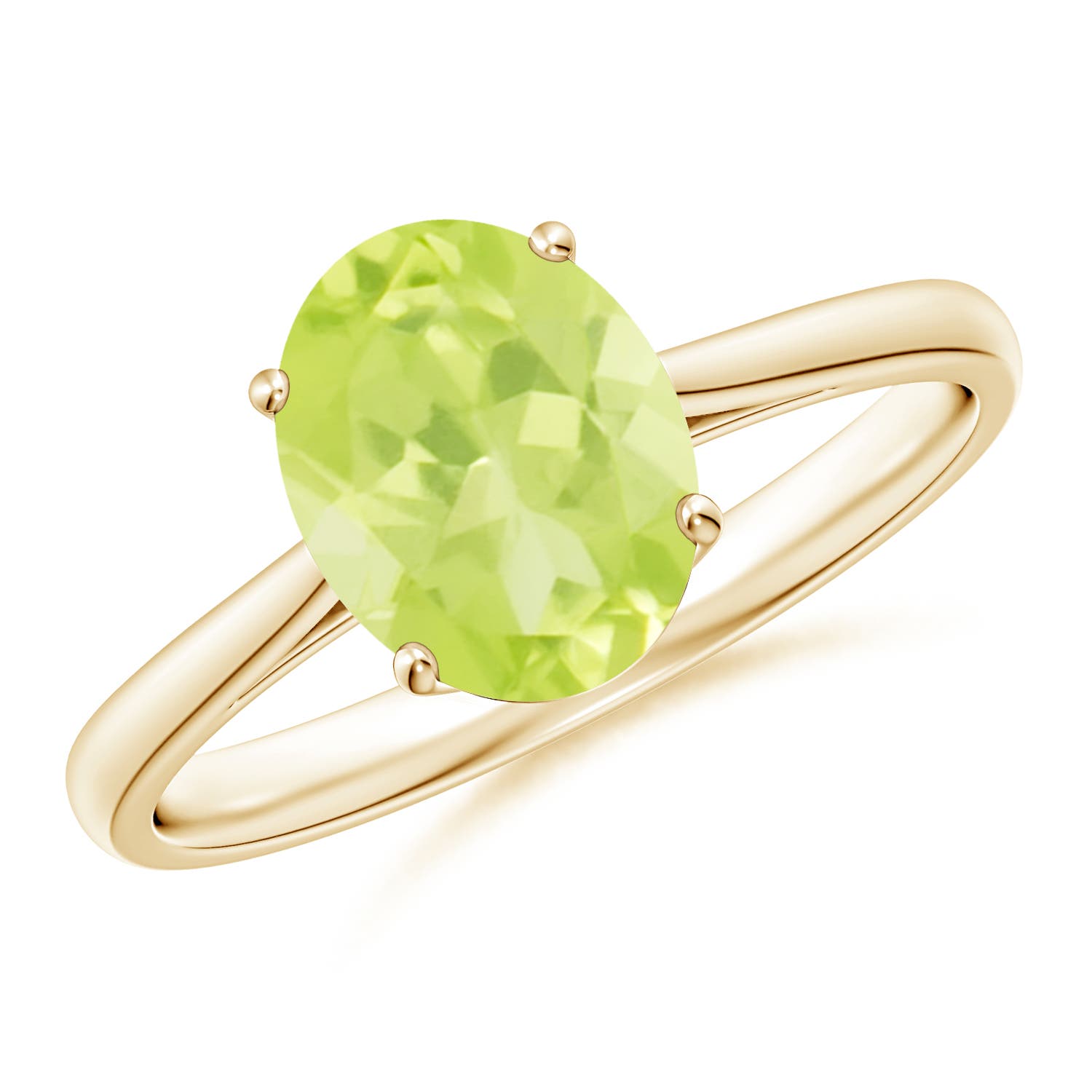 A - Peridot / 1.9 CT / 14 KT Yellow Gold