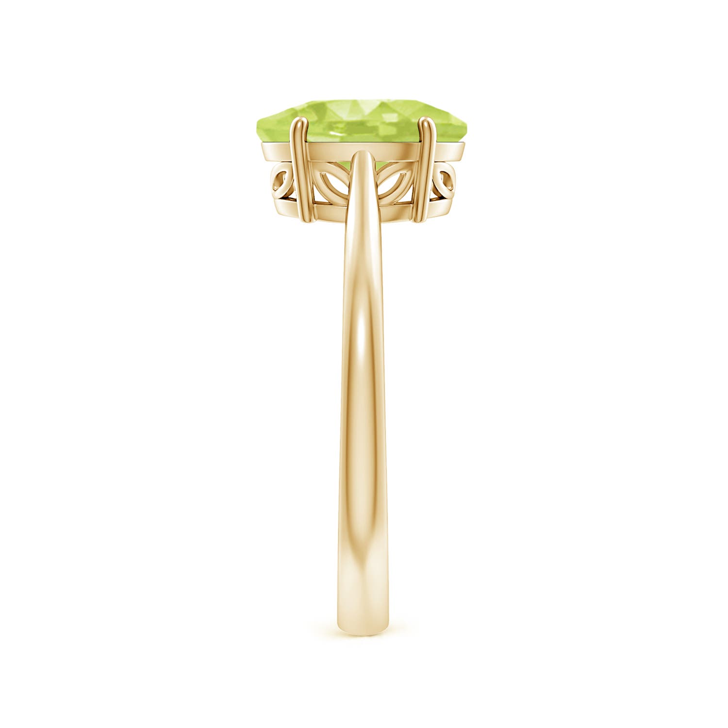 A - Peridot / 1.9 CT / 14 KT Yellow Gold