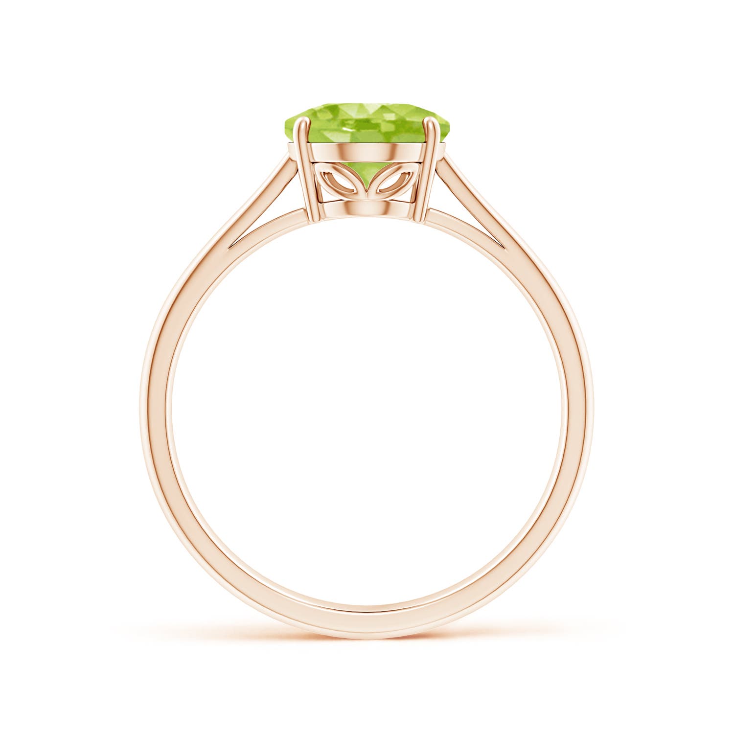 AA - Peridot / 1.9 CT / 14 KT Rose Gold