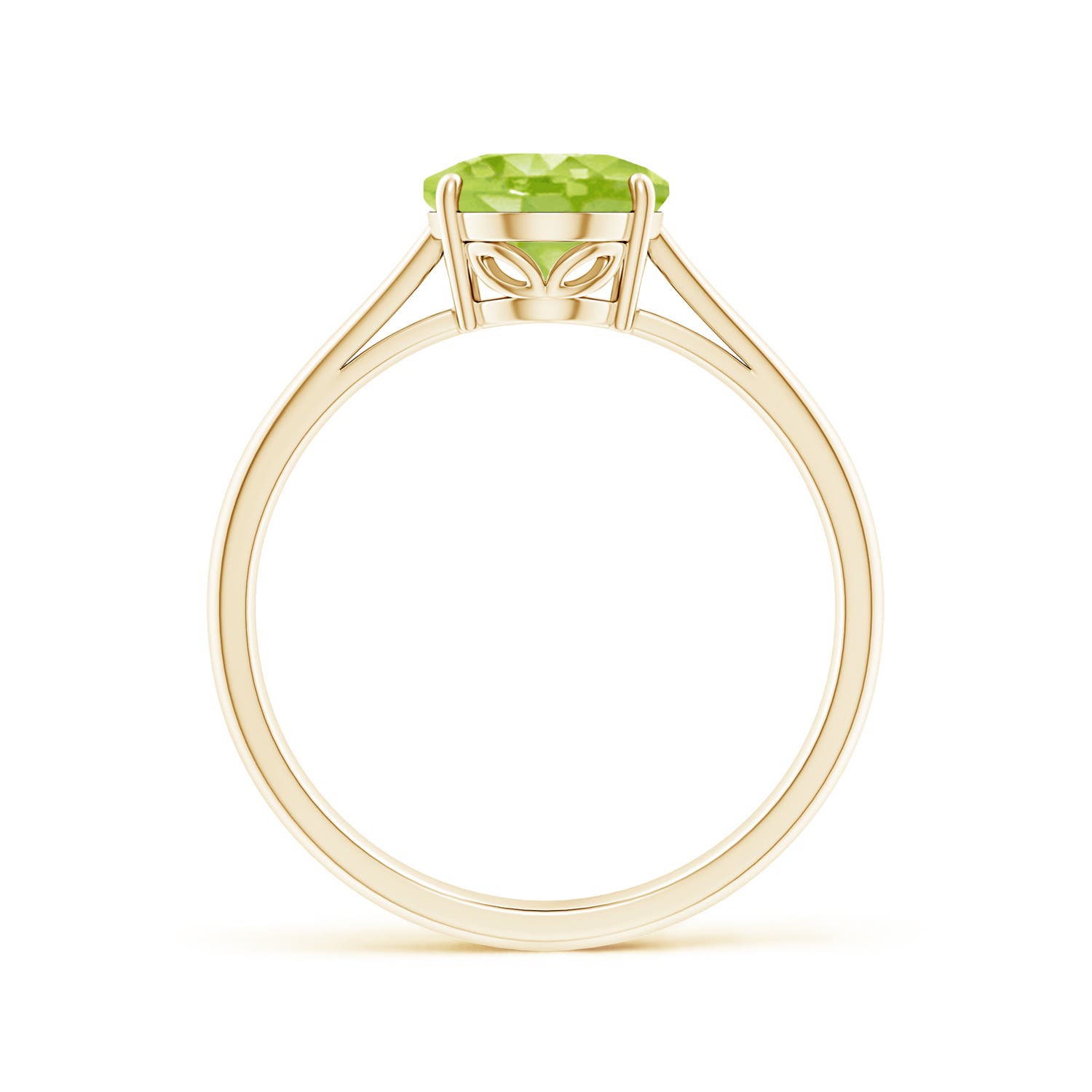 AA - Peridot / 1.9 CT / 14 KT Yellow Gold