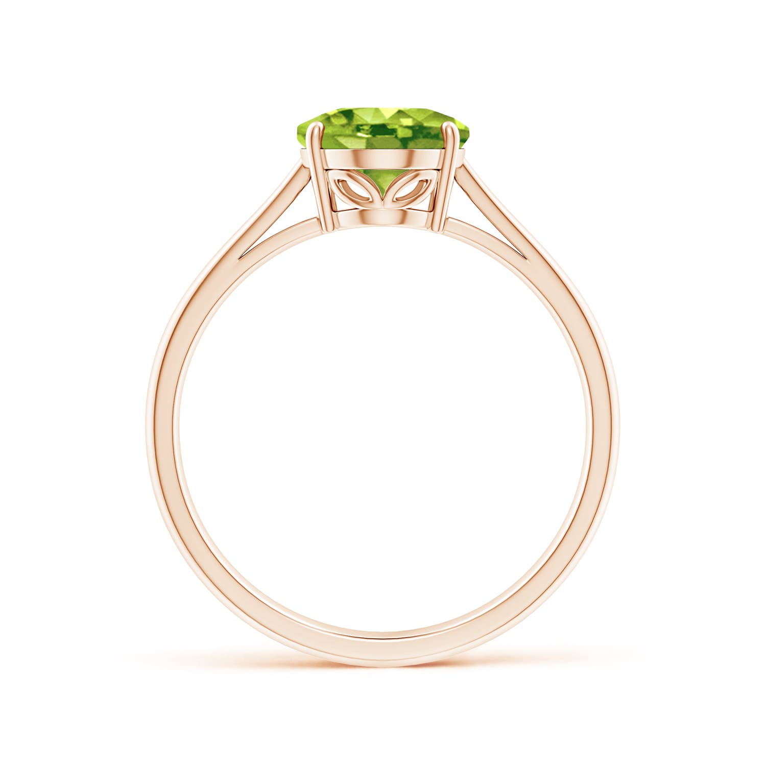 AAA - Peridot / 1.9 CT / 14 KT Rose Gold