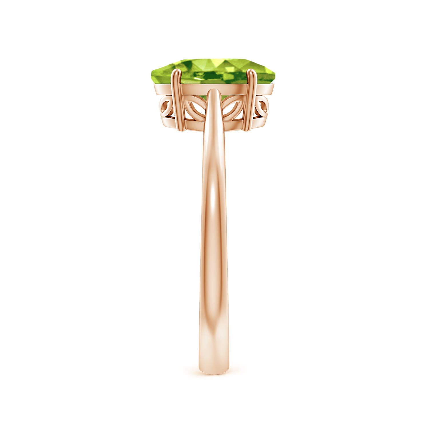 AAA - Peridot / 1.9 CT / 14 KT Rose Gold