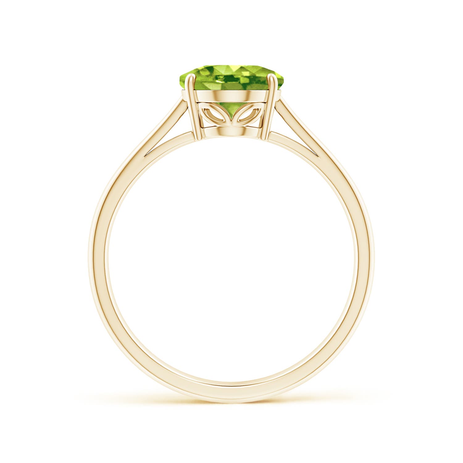 AAA - Peridot / 1.9 CT / 14 KT Yellow Gold