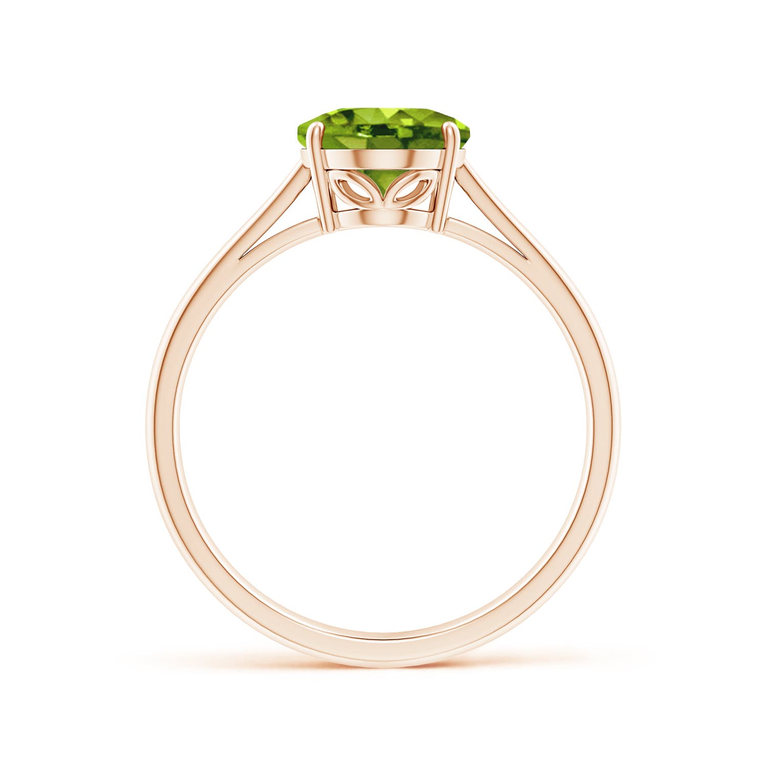 AAAA - Peridot / 1.9 CT / 14 KT Rose Gold