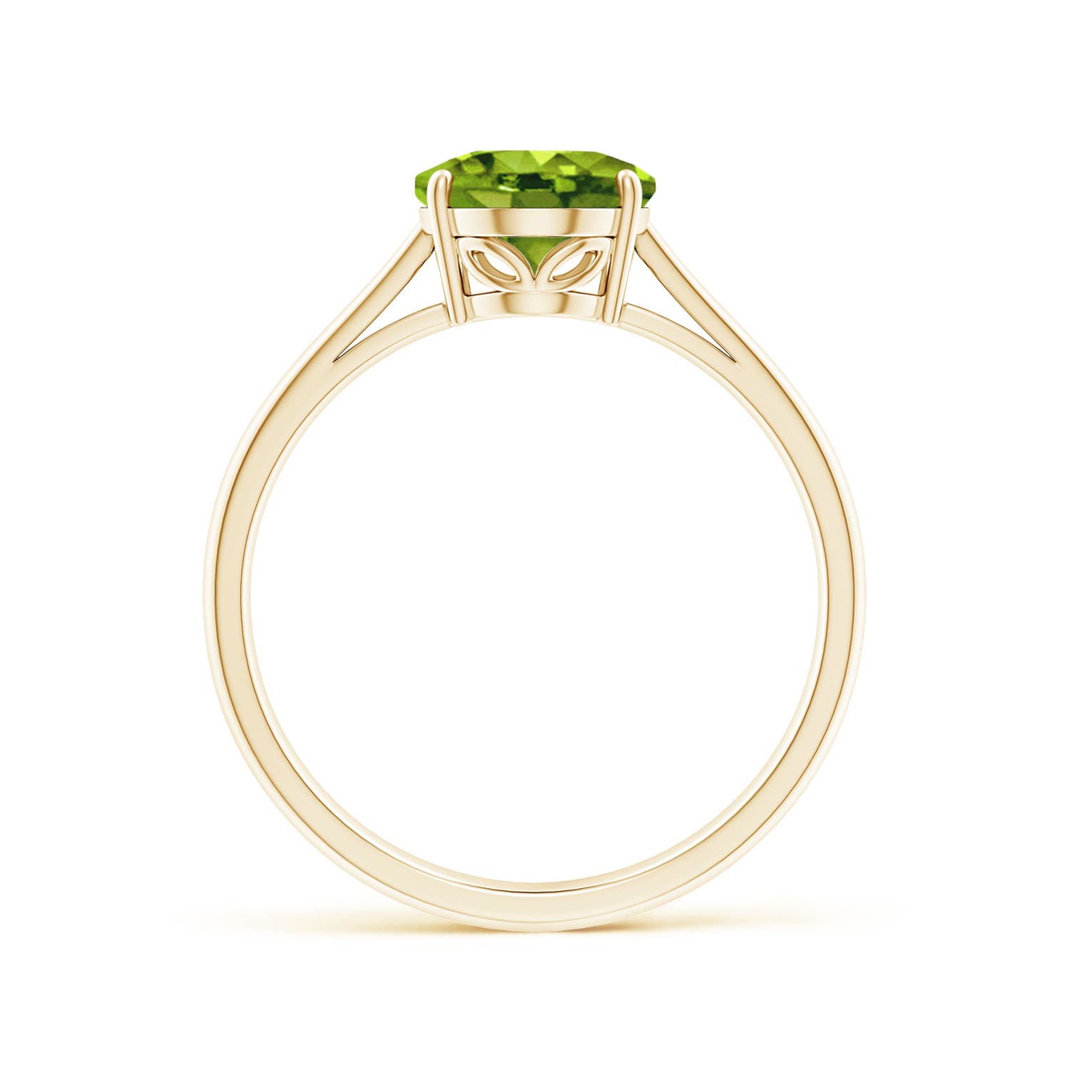 AAAA - Peridot / 1.9 CT / 14 KT Yellow Gold