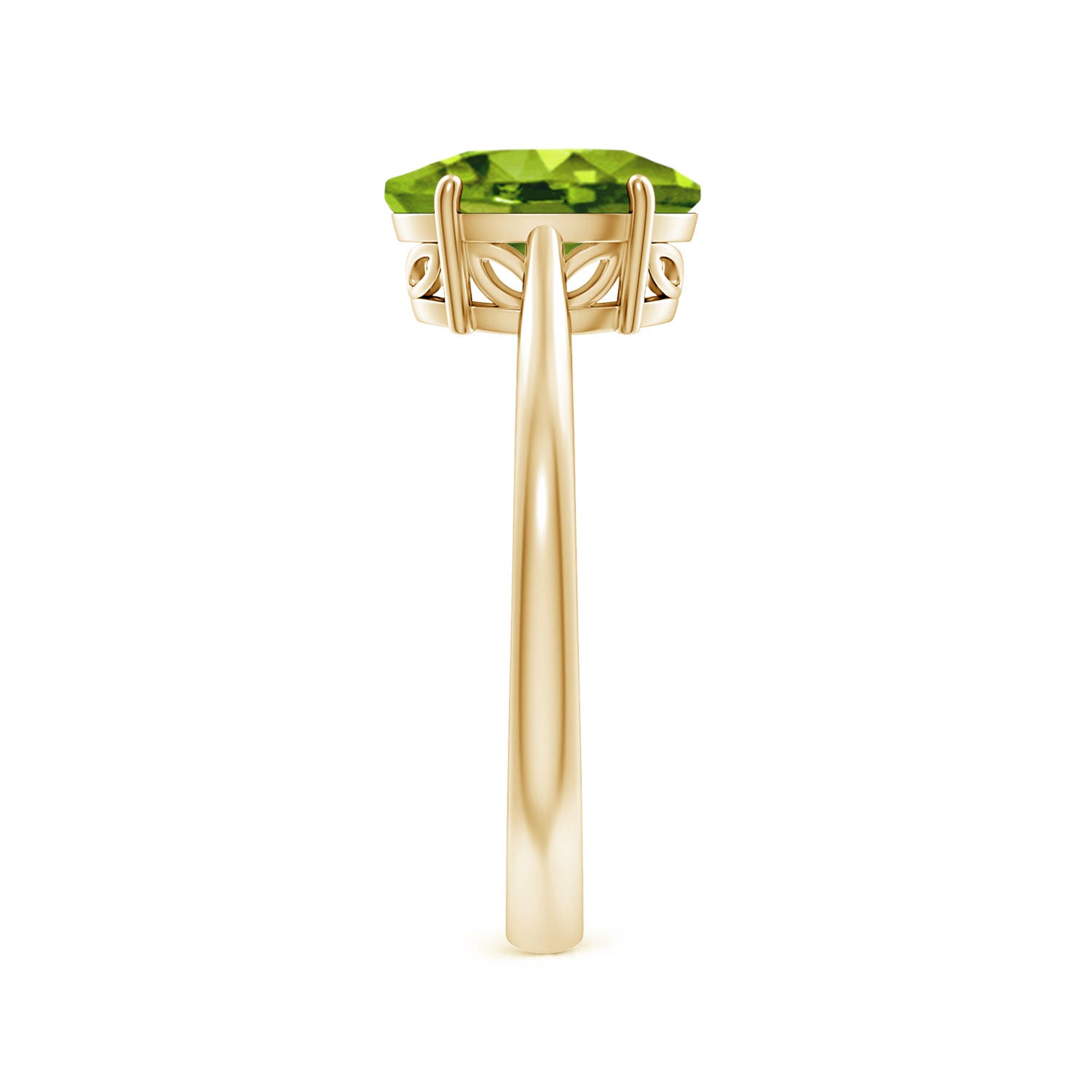 AAAA - Peridot / 1.9 CT / 14 KT Yellow Gold