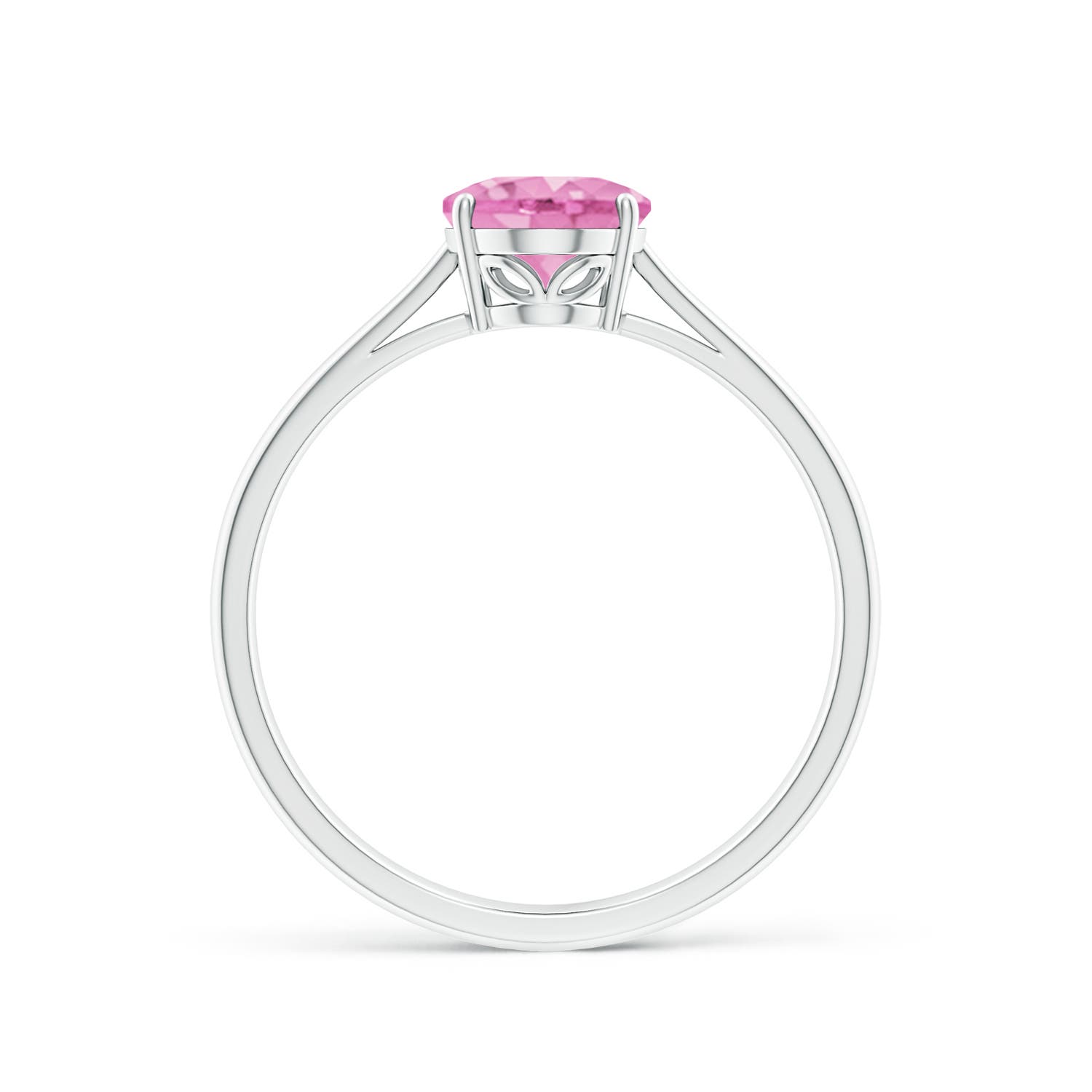 A - Pink Sapphire / 1.45 CT / 14 KT White Gold