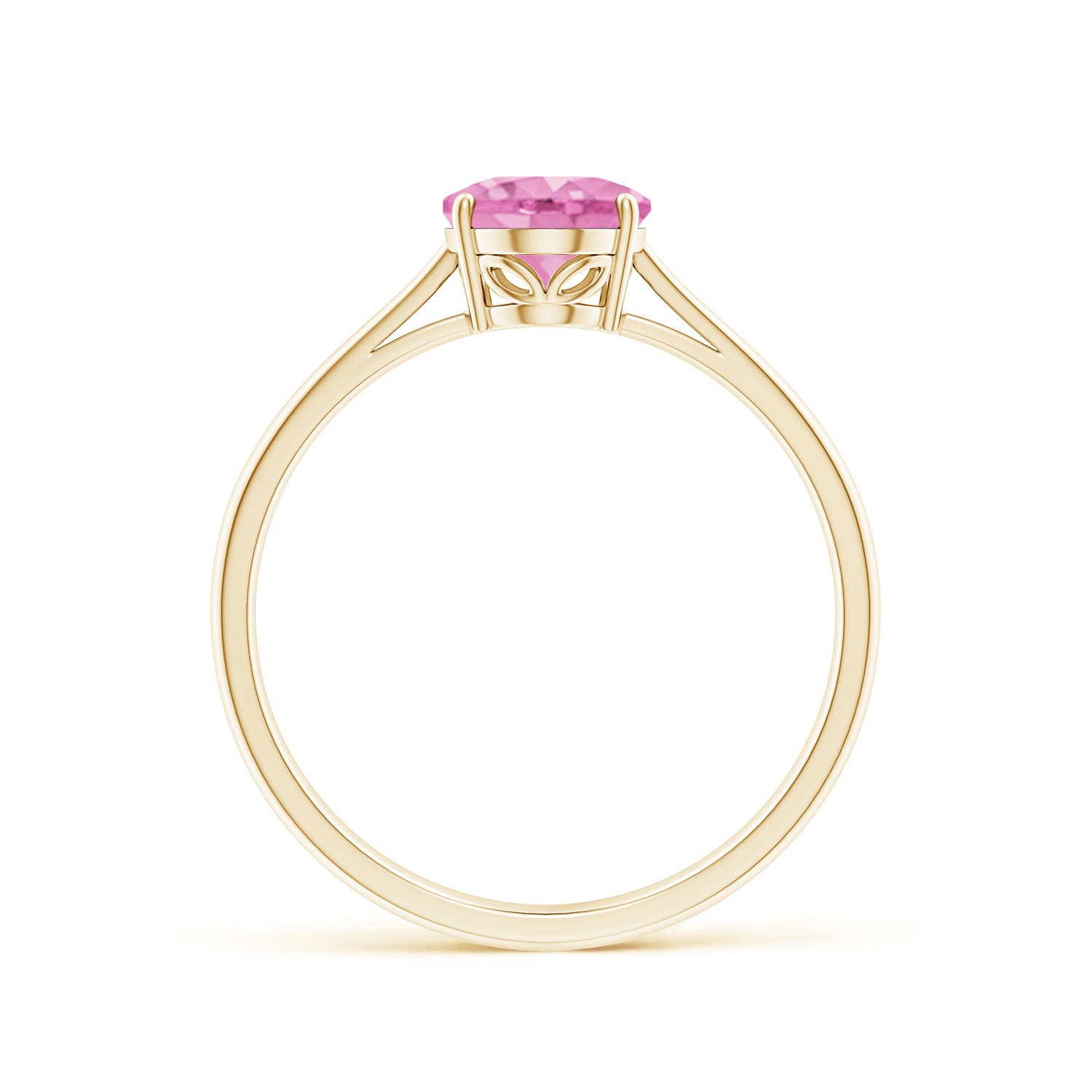 A - Pink Sapphire / 1.45 CT / 14 KT Yellow Gold