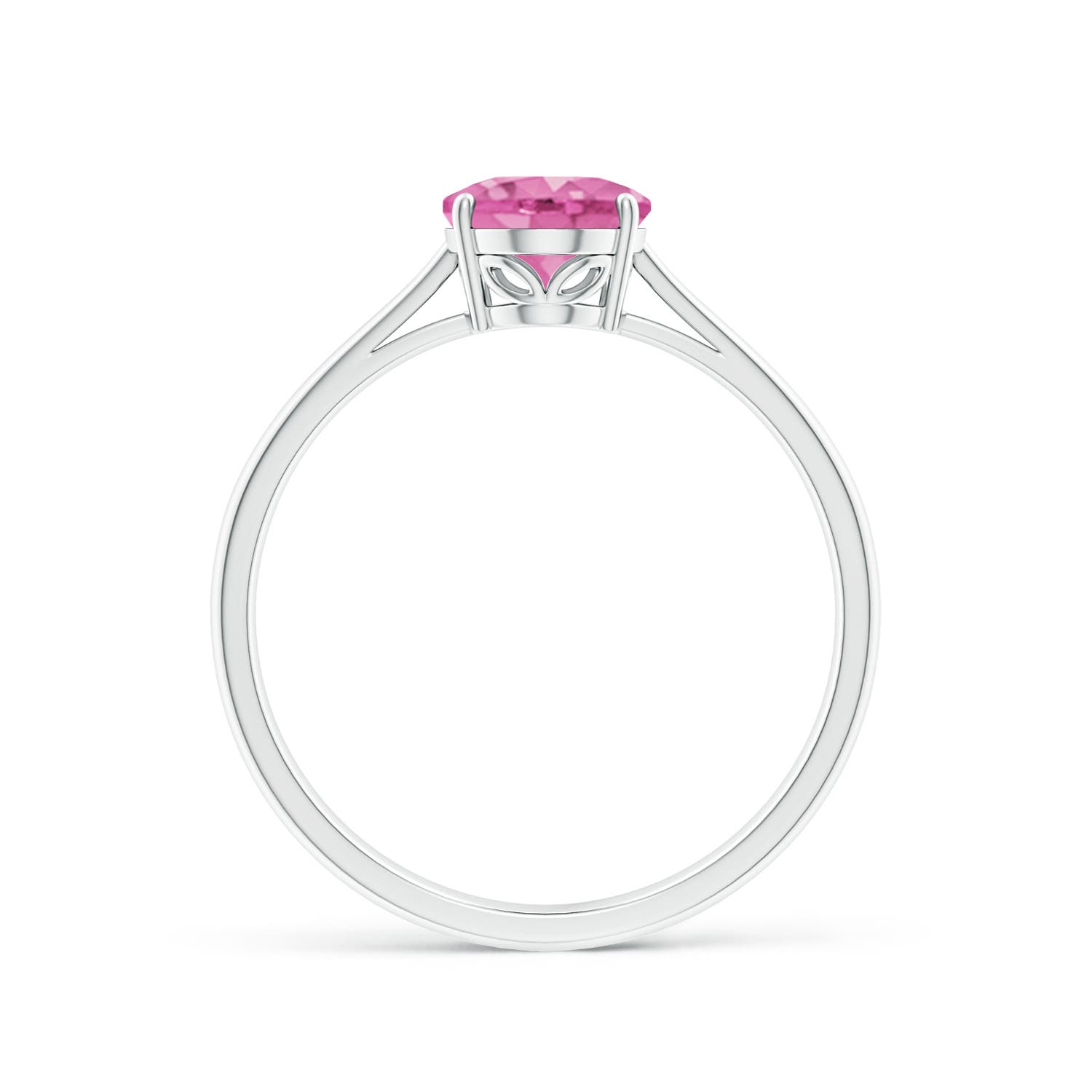 AA - Pink Sapphire / 1.45 CT / 14 KT White Gold