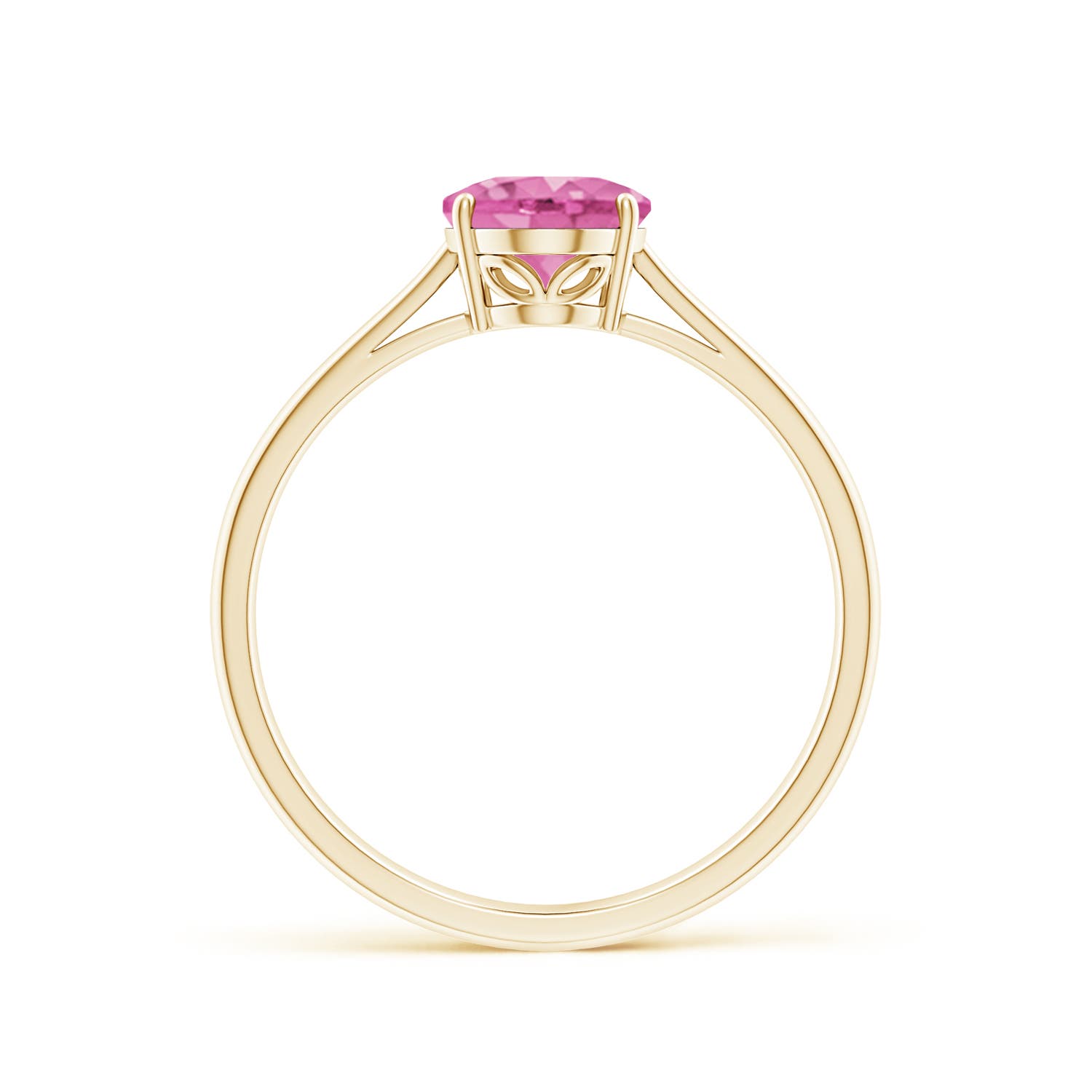 AA - Pink Sapphire / 1.45 CT / 14 KT Yellow Gold