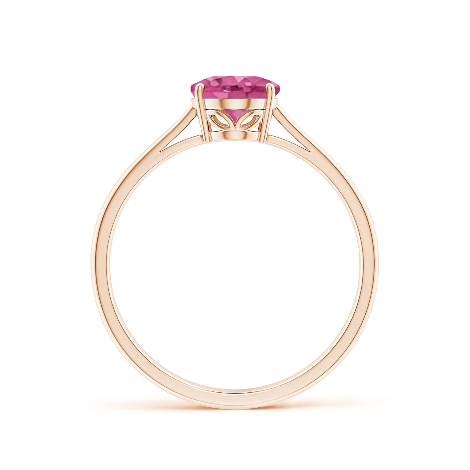 AAAA - Pink Sapphire / 1.45 CT / 14 KT Rose Gold