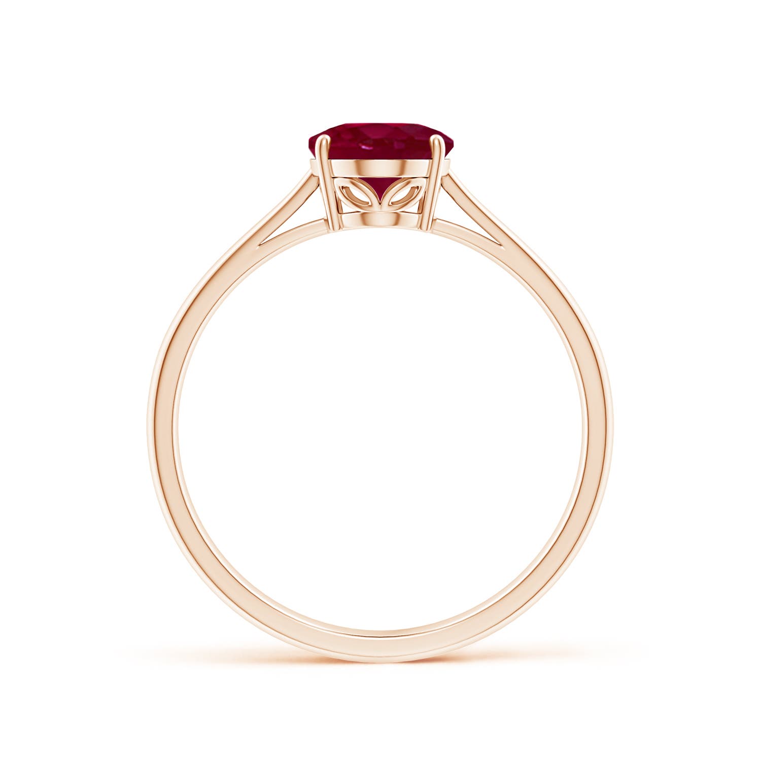 A - Ruby / 1.25 CT / 14 KT Rose Gold