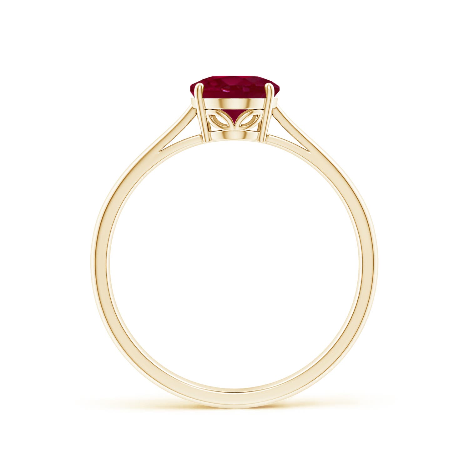 A - Ruby / 1.25 CT / 14 KT Yellow Gold