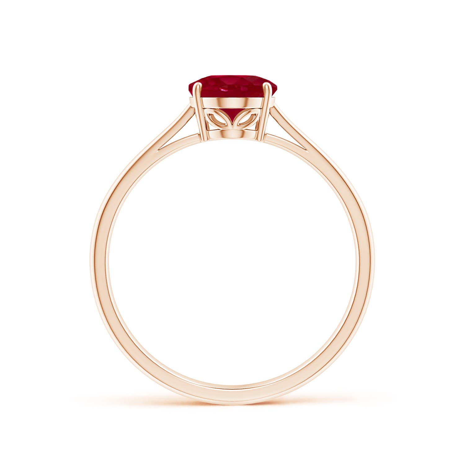 AA - Ruby / 1.25 CT / 14 KT Rose Gold