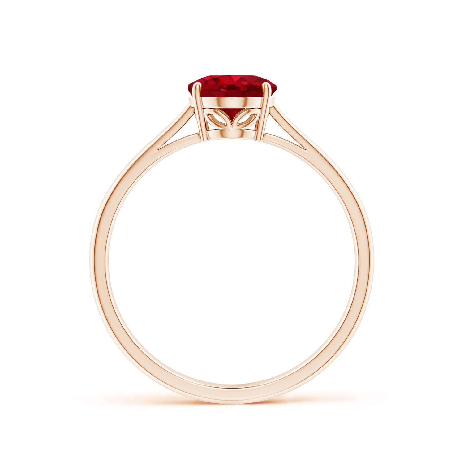 AAA - Ruby / 1.25 CT / 14 KT Rose Gold