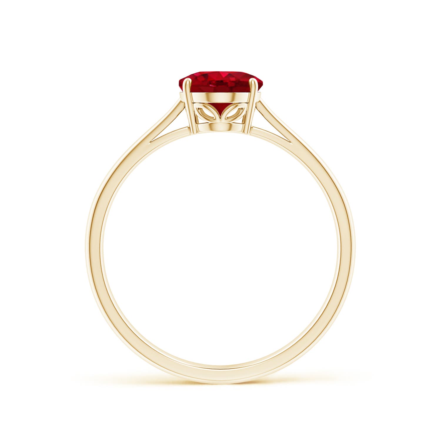 AAA - Ruby / 1.25 CT / 14 KT Yellow Gold