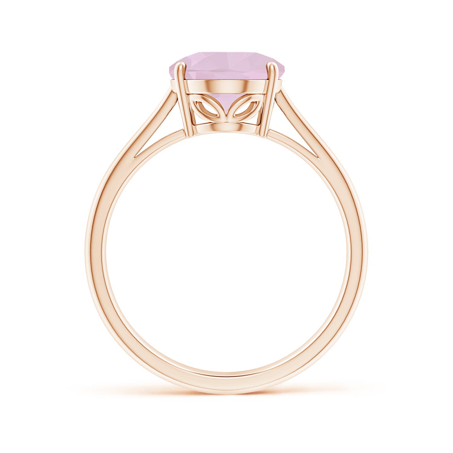 AA - Rose Quartz / 2.2 CT / 14 KT Rose Gold