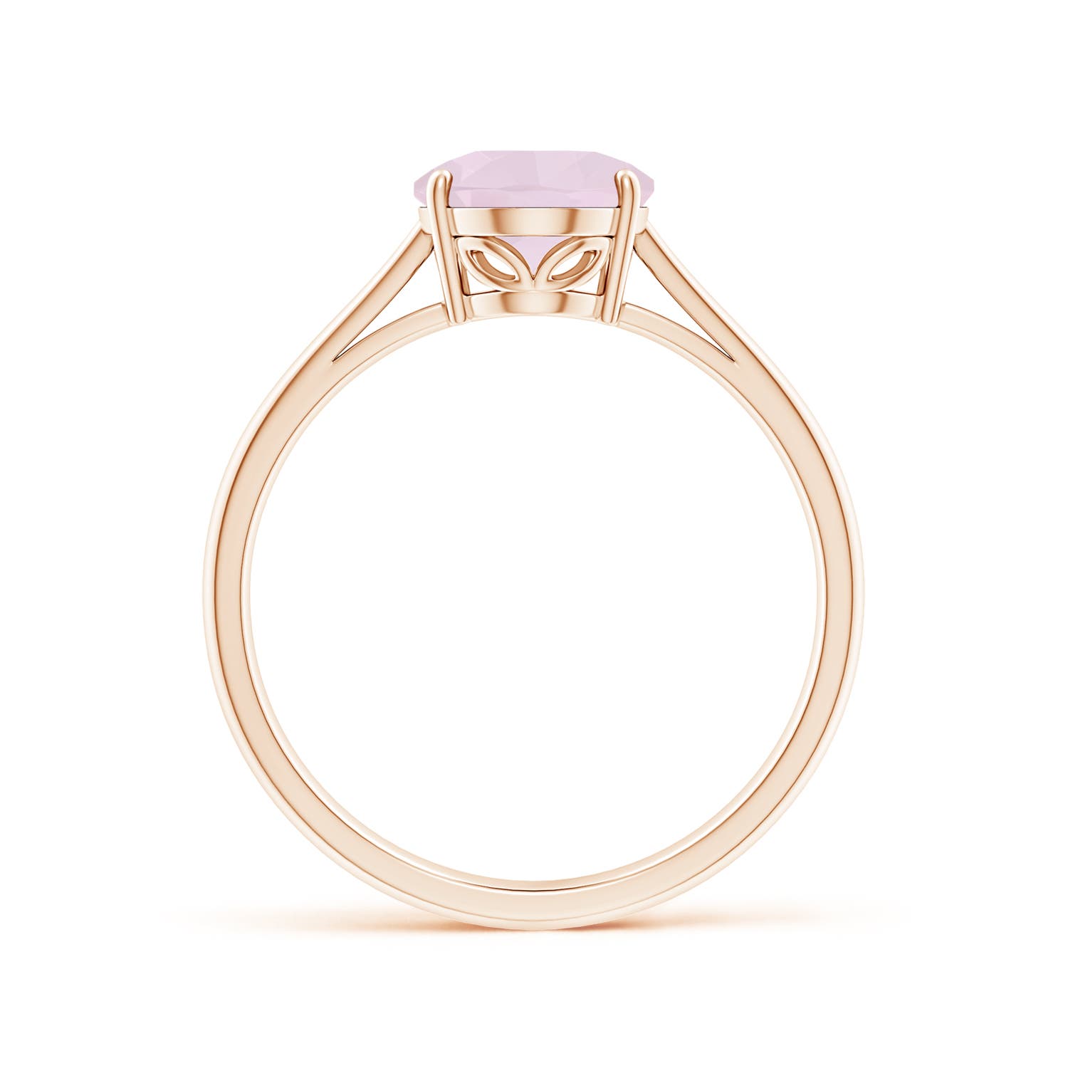 A - Rose Quartz / 1.52 CT / 14 KT Rose Gold