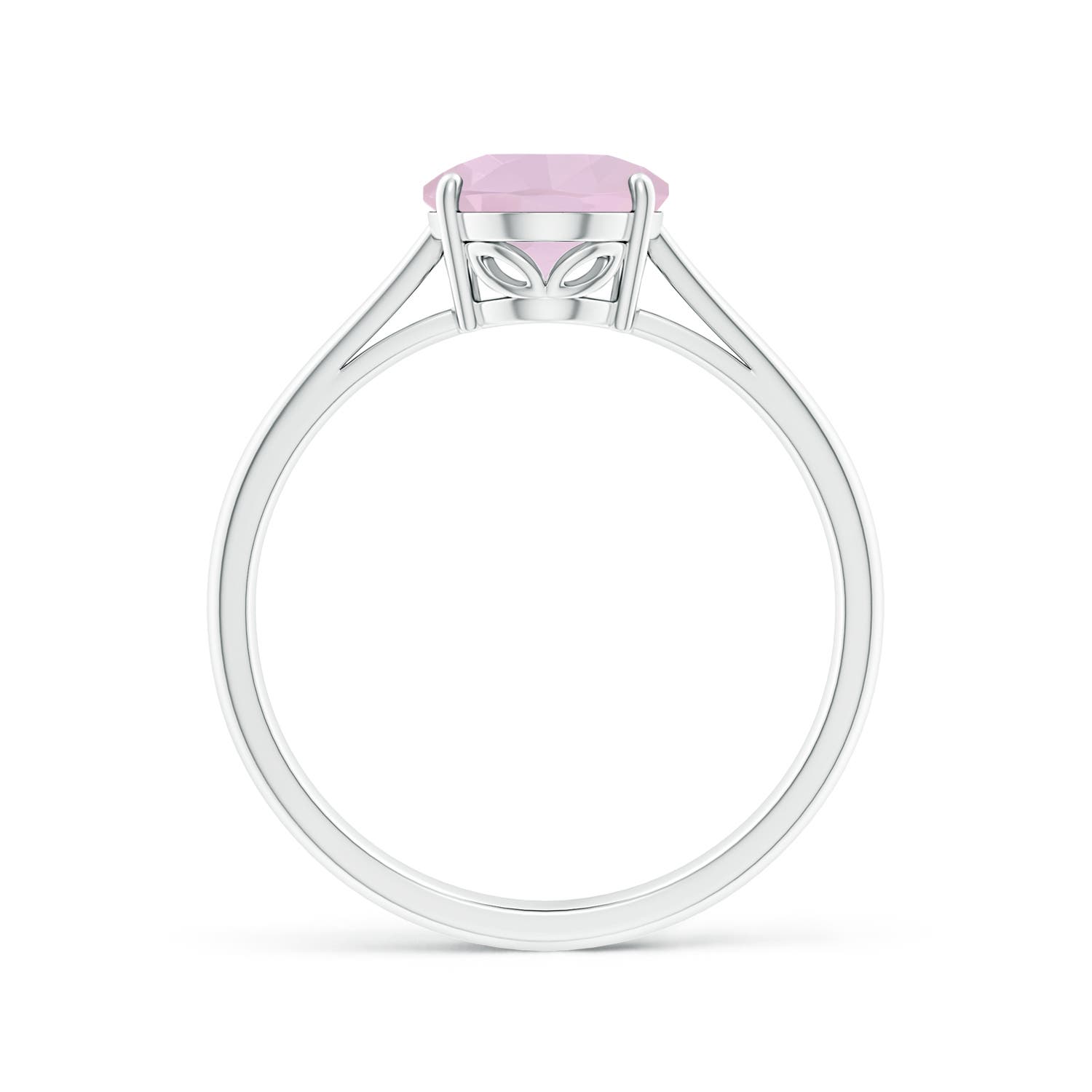 AA - Rose Quartz / 1.52 CT / 14 KT White Gold