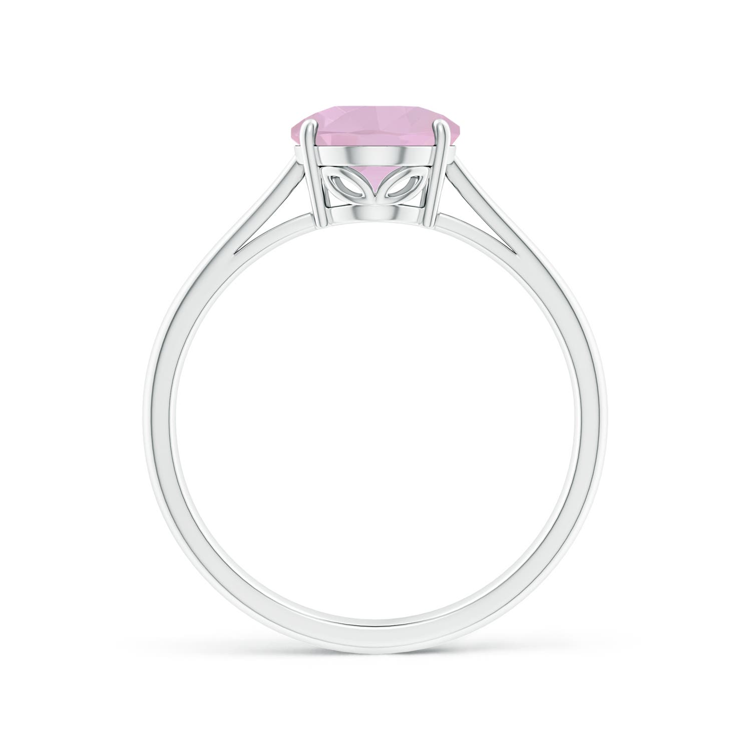 AAA - Rose Quartz / 1.52 CT / 14 KT White Gold