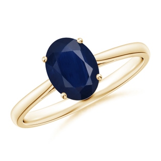 Oval A Blue Sapphire