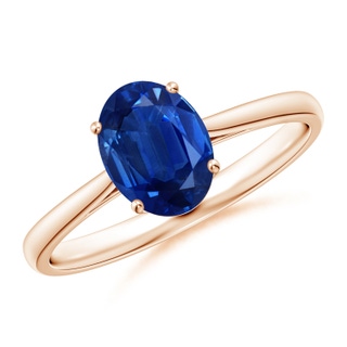 Oval AAA Blue Sapphire