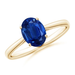 Oval AAA Blue Sapphire