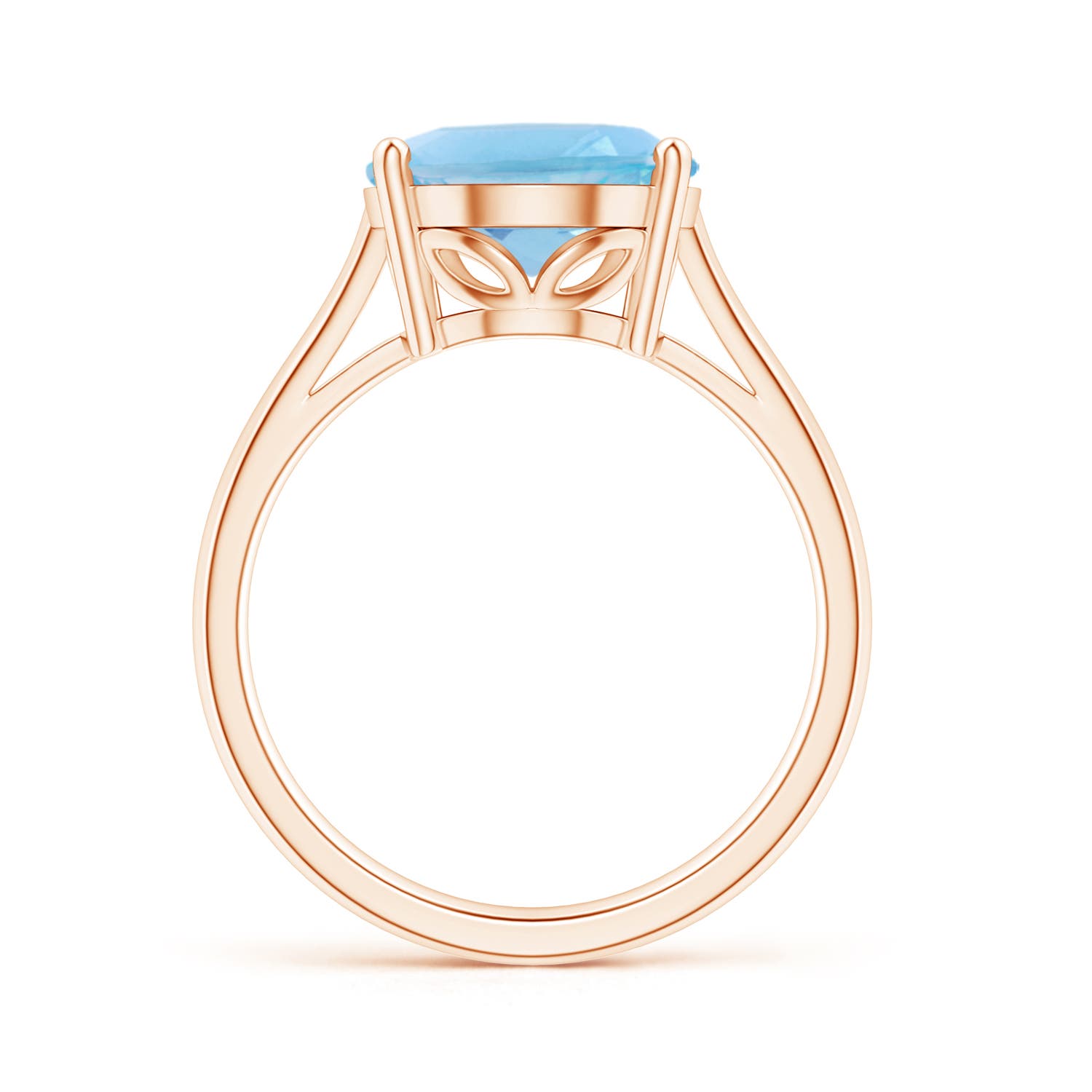 A - Swiss Blue Topaz / 5.6 CT / 14 KT Rose Gold