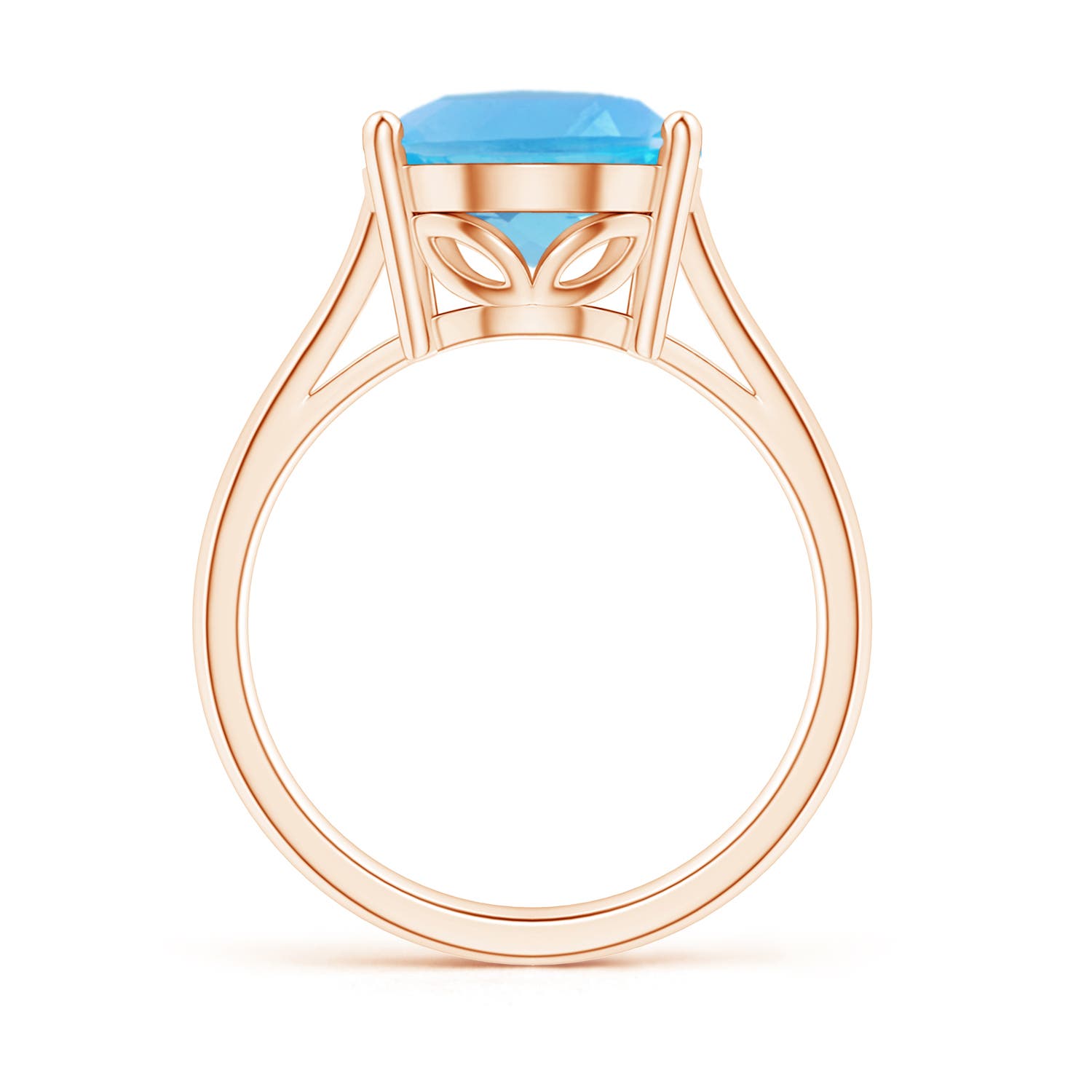 AA - Swiss Blue Topaz / 7.2 CT / 14 KT Rose Gold