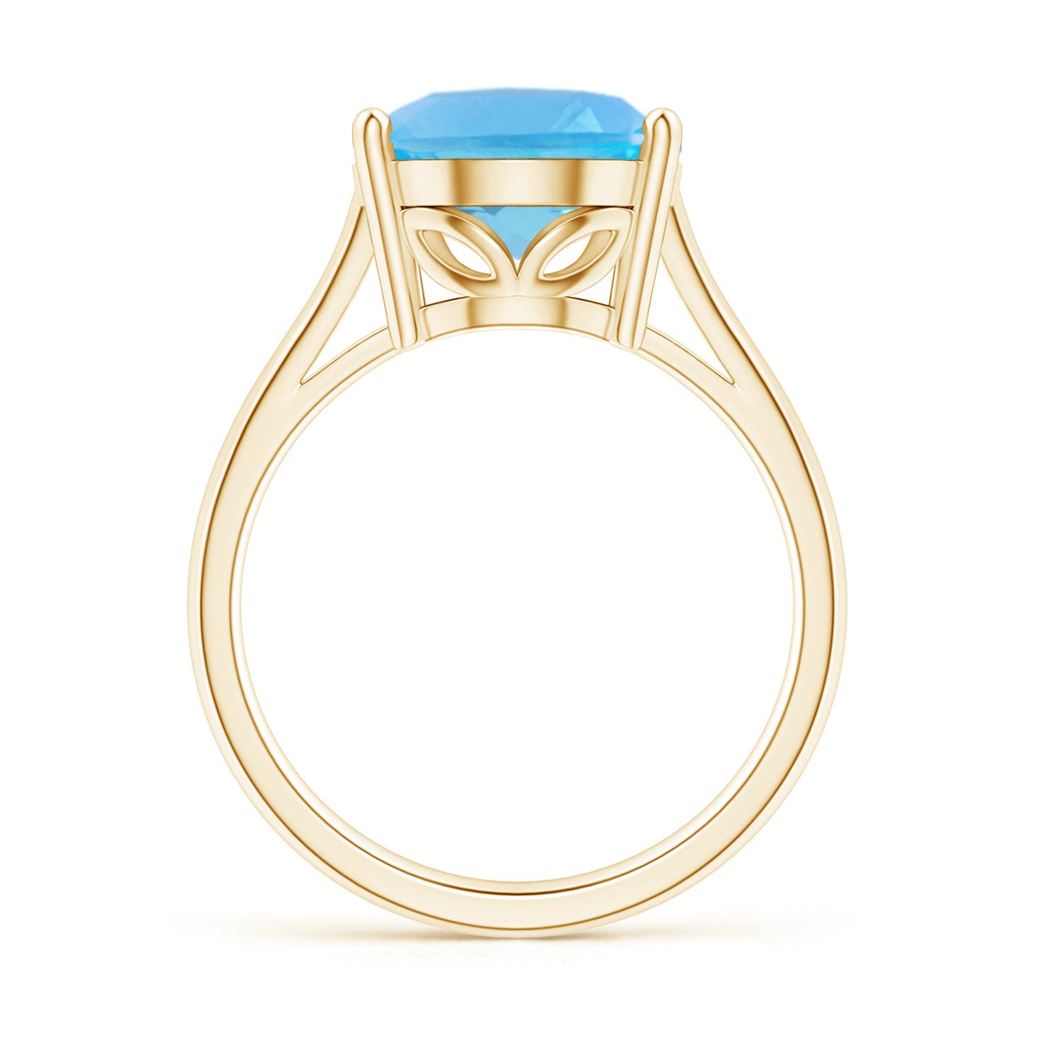 AA - Swiss Blue Topaz / 7.2 CT / 14 KT Yellow Gold