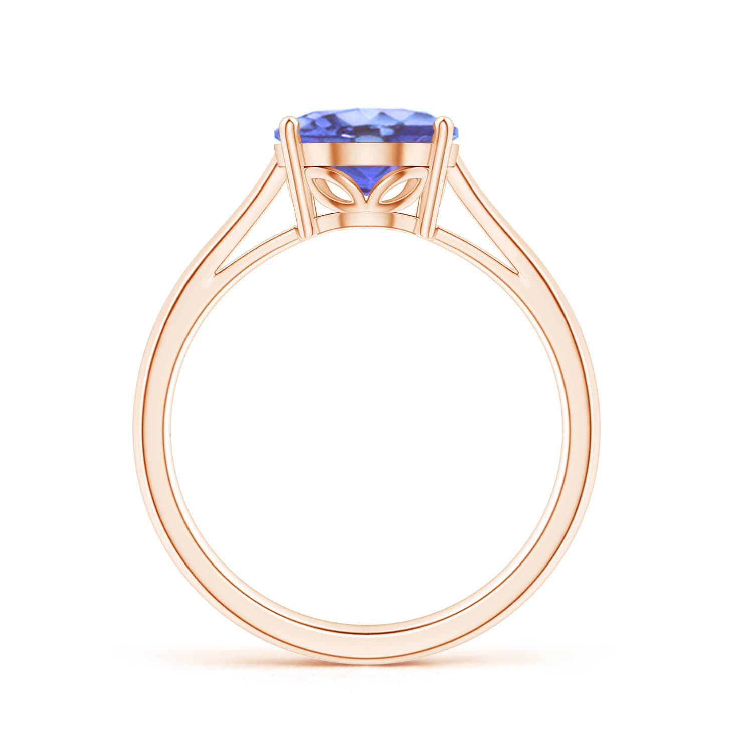 A - Tanzanite / 2.9 CT / 14 KT Rose Gold