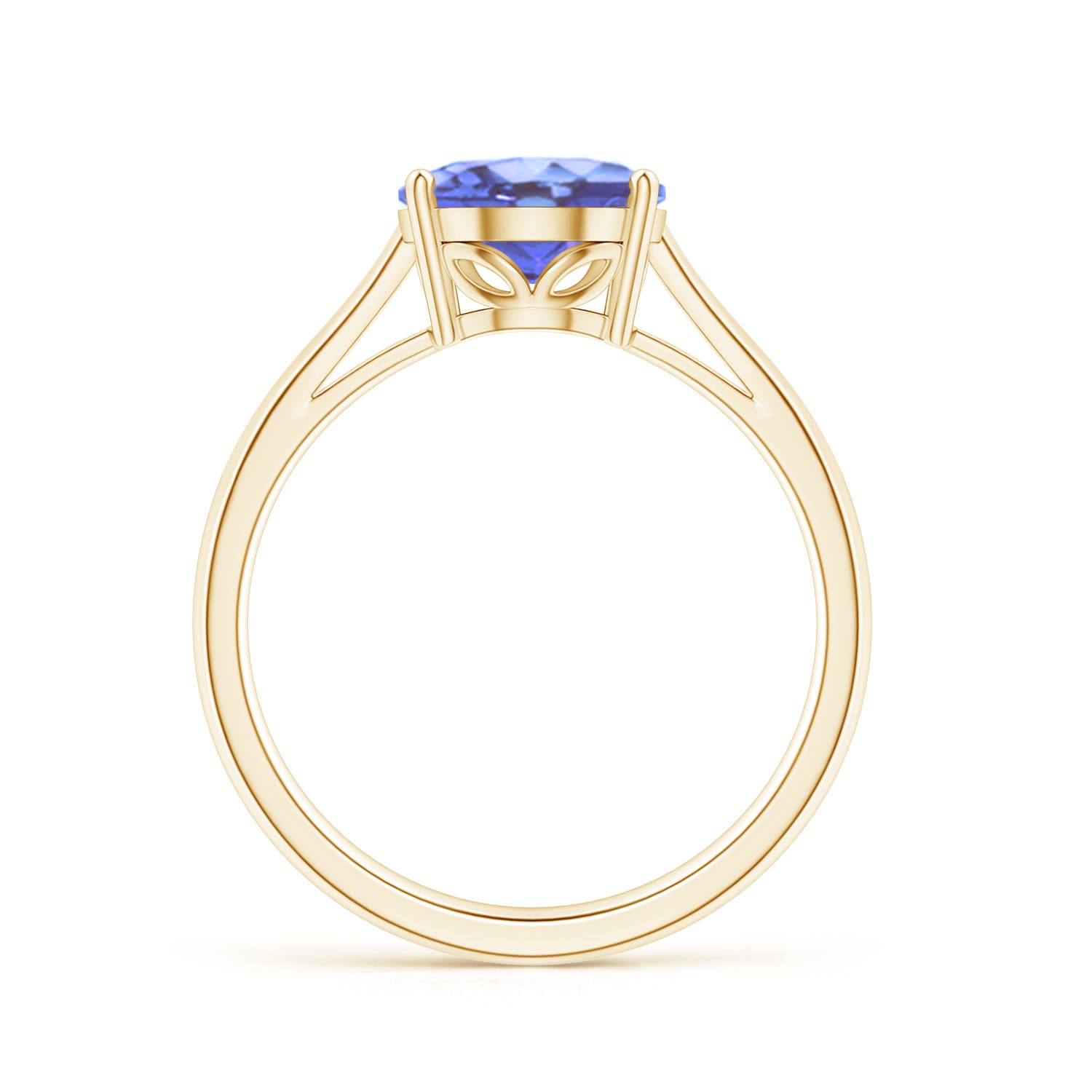 A - Tanzanite / 2.9 CT / 14 KT Yellow Gold