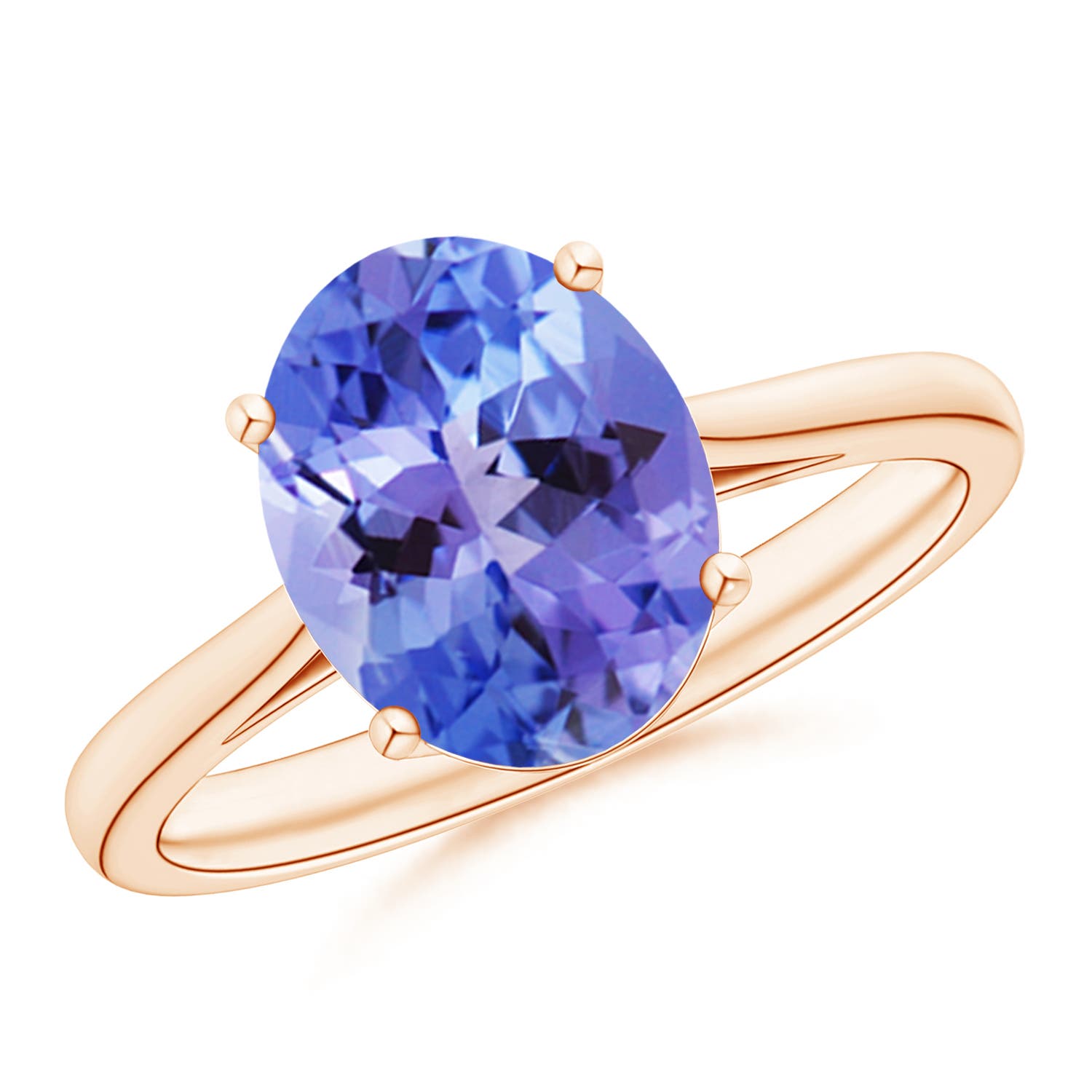 AA - Tanzanite / 2.9 CT / 14 KT Rose Gold