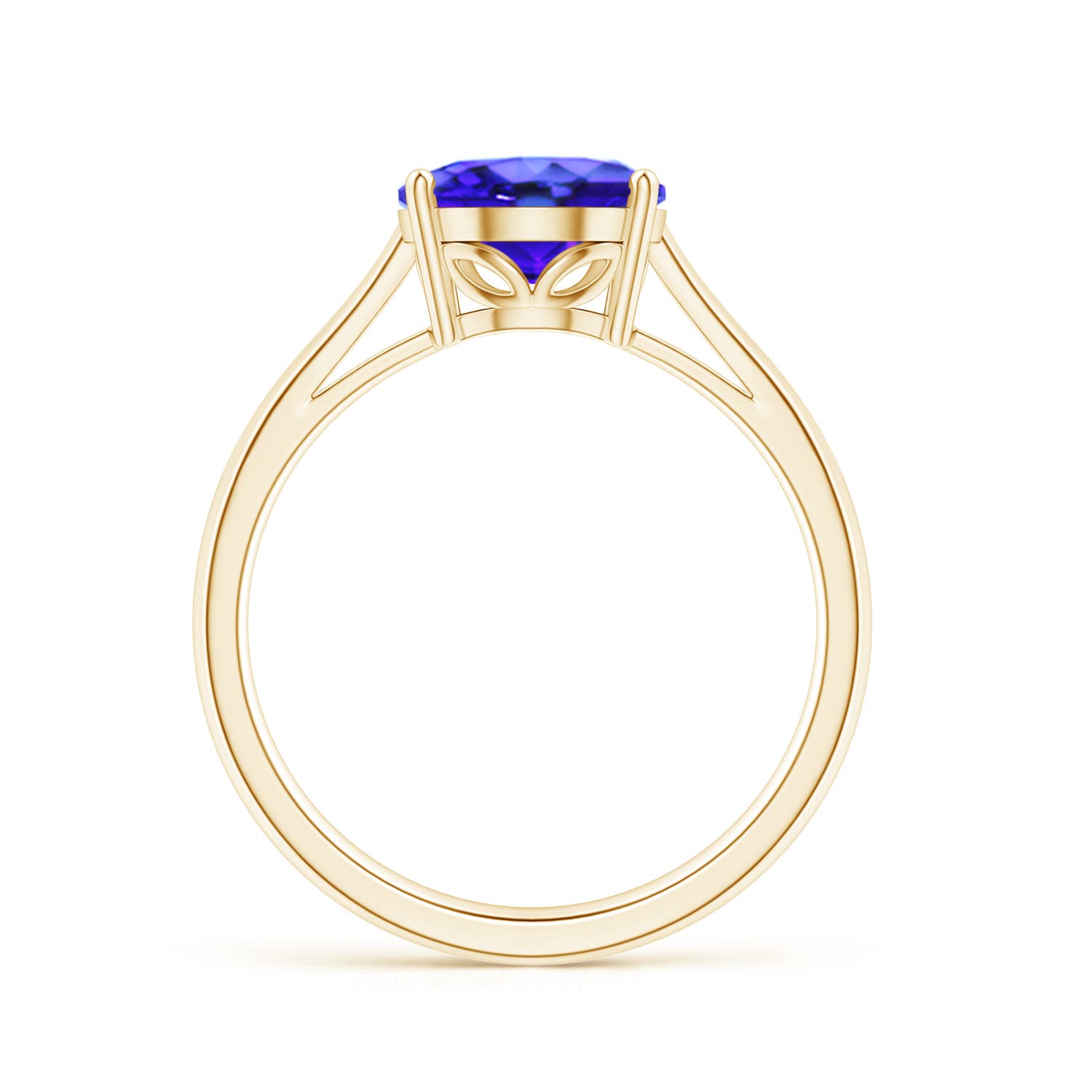 AAA - Tanzanite / 2.9 CT / 14 KT Yellow Gold