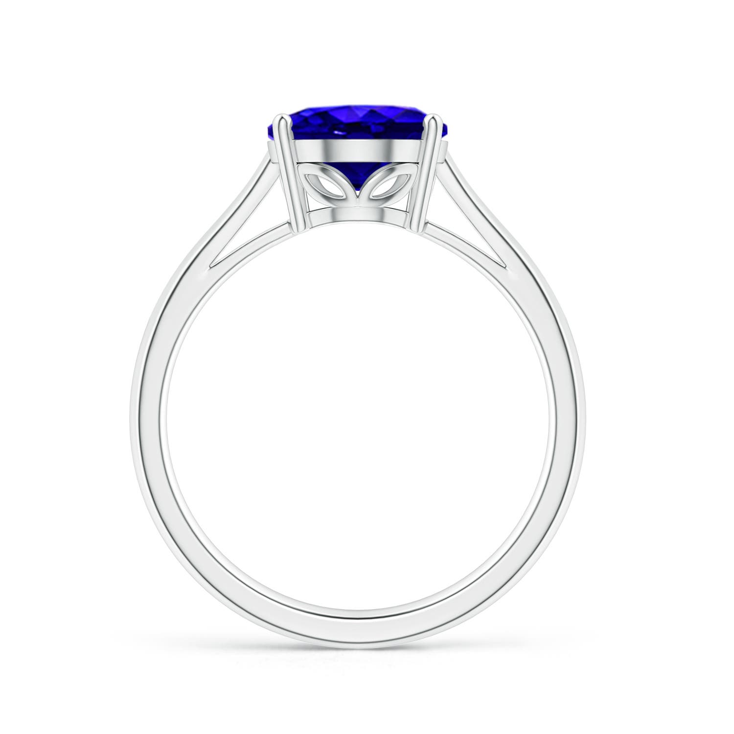 AAAA - Tanzanite / 2.9 CT / 14 KT White Gold