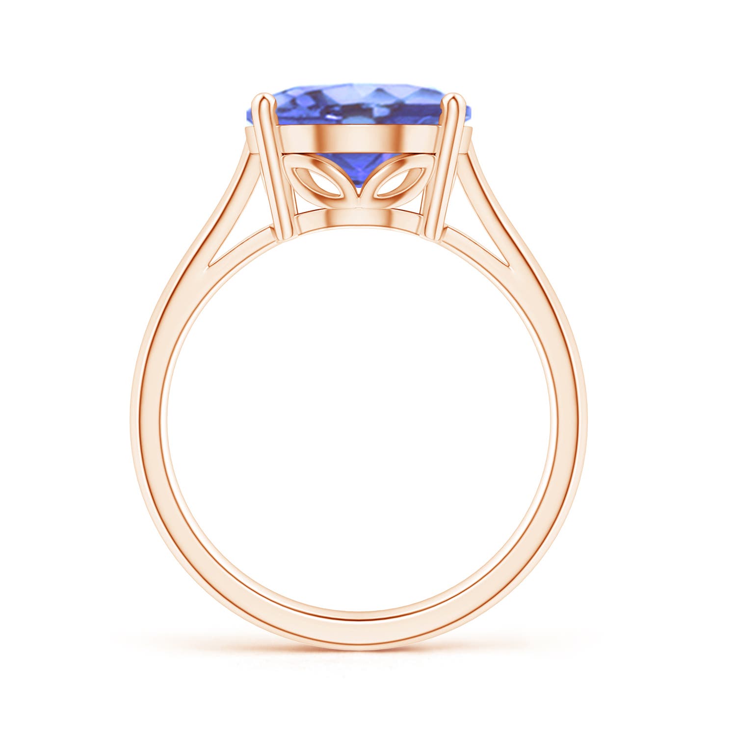 A - Tanzanite / 4.8 CT / 14 KT Rose Gold