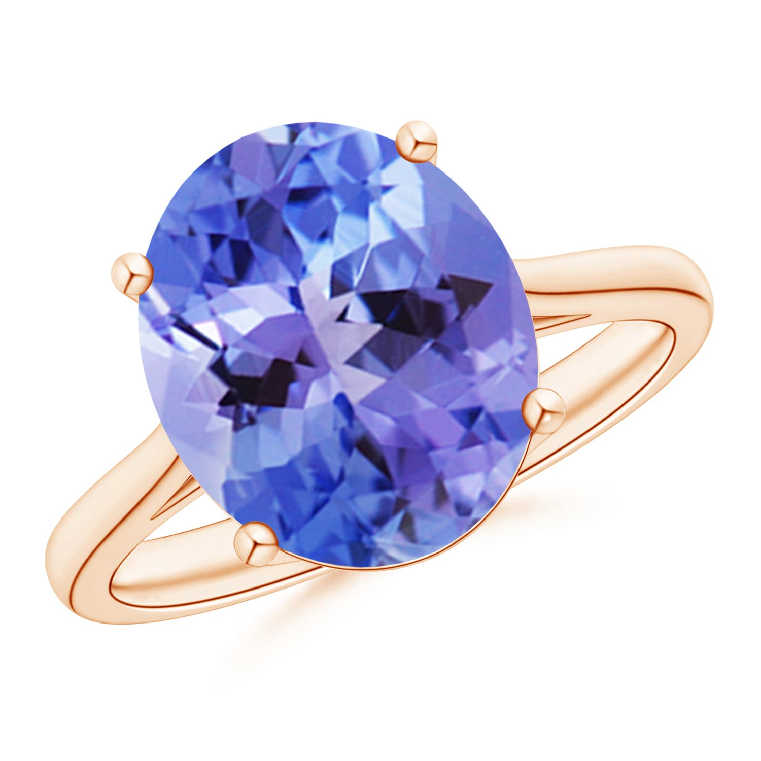 AA - Tanzanite / 4.8 CT / 14 KT Rose Gold